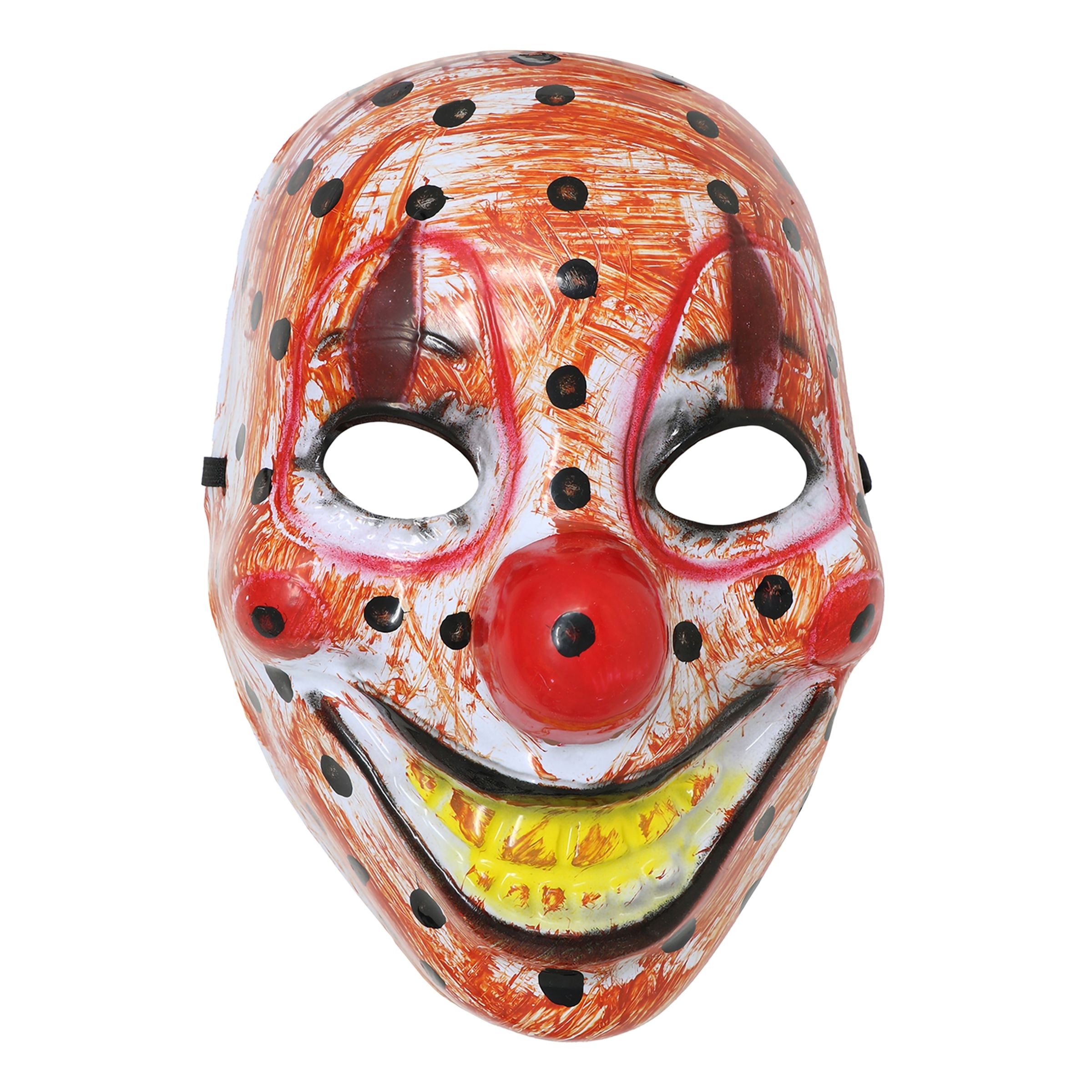 Clown Plastmaske - One size