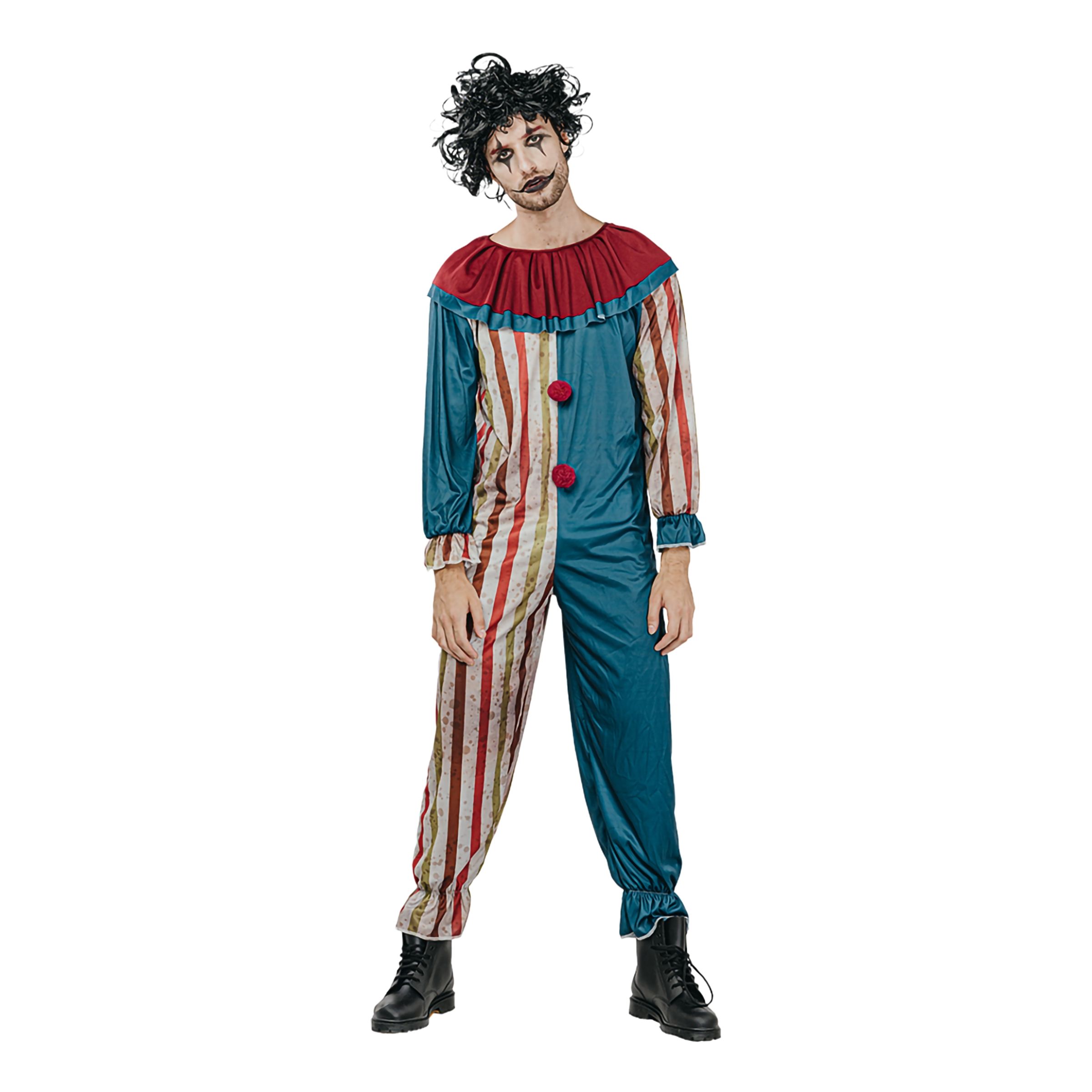 Clown Vintage Maskeraddräkt - One size