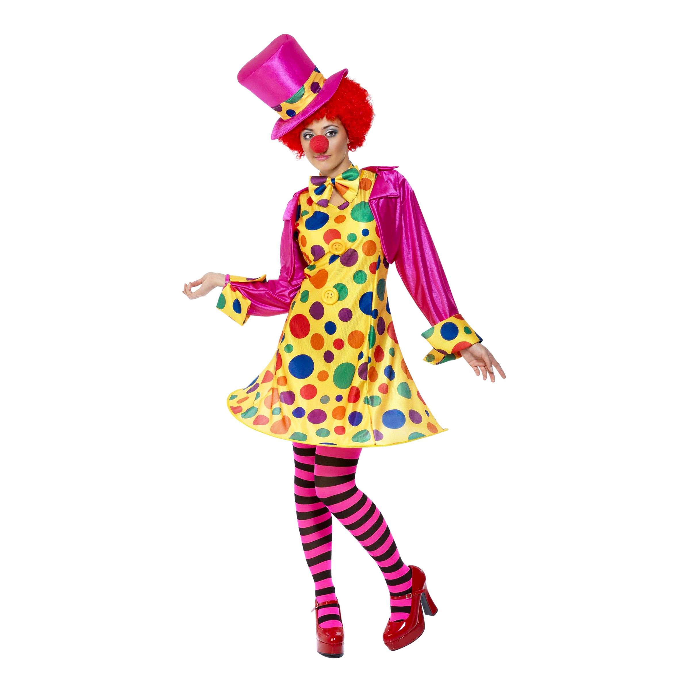 Clowntjej Maskeraddräkt - Small