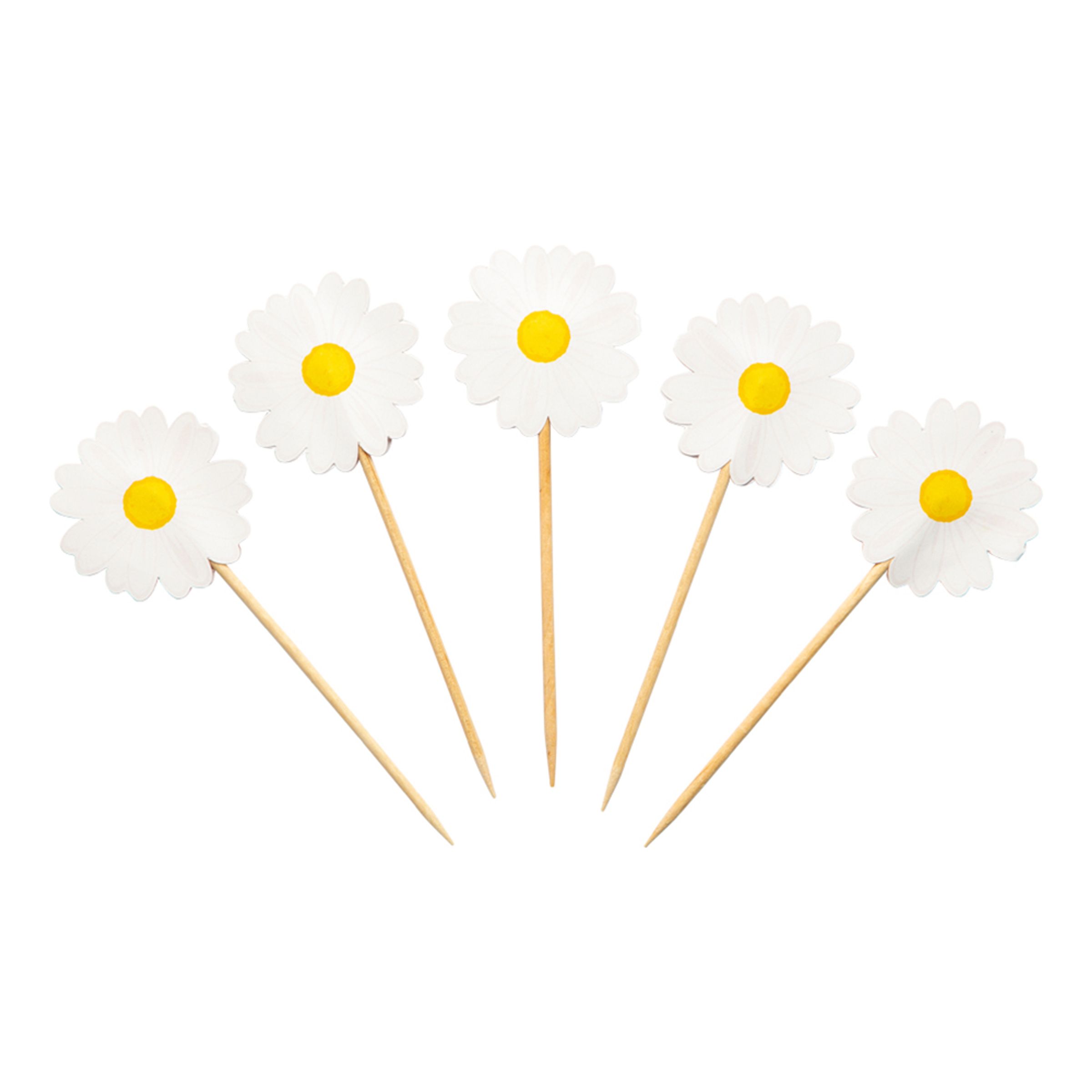 Partypicks Marguerit - 10-pak