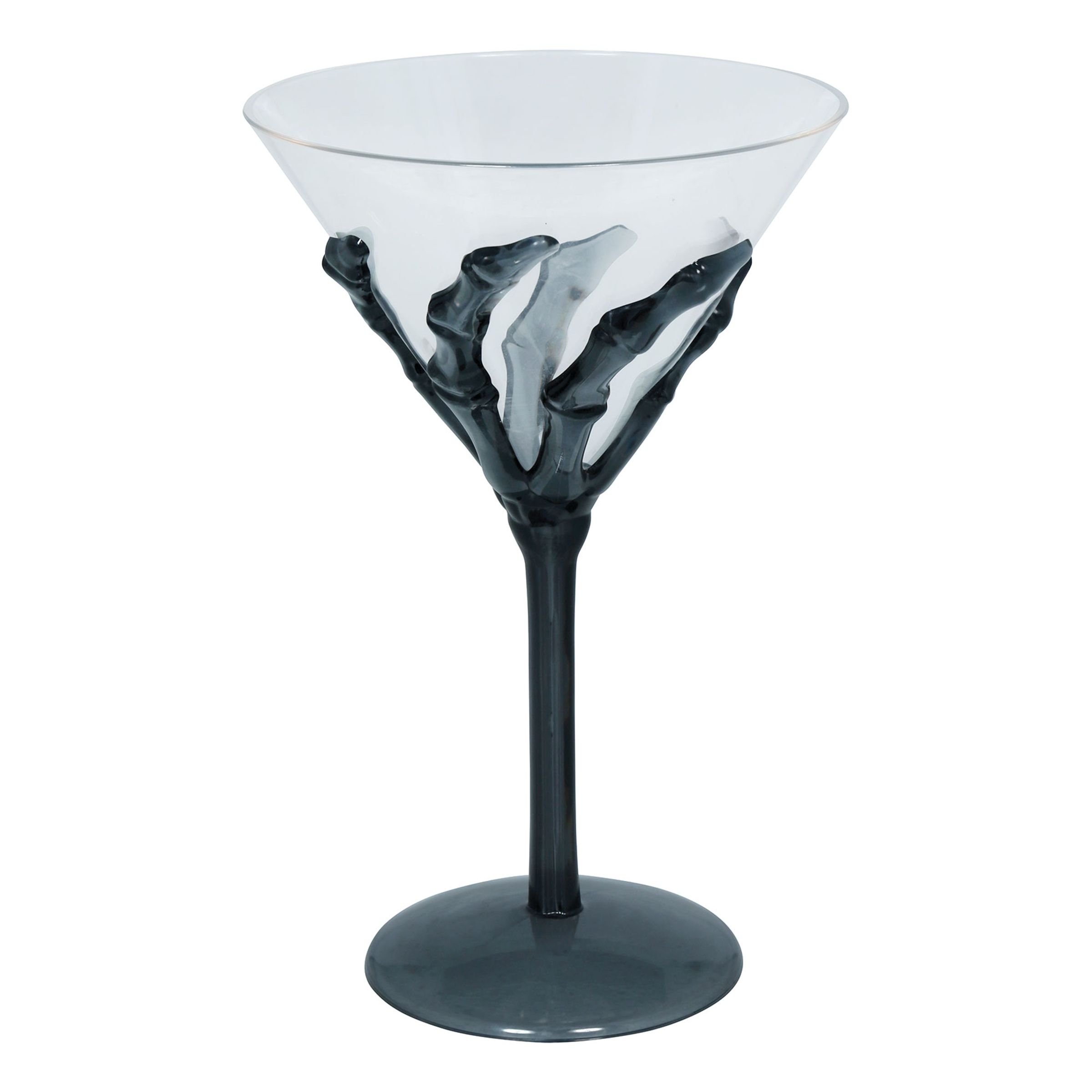 Cocktailglas Skeletthand