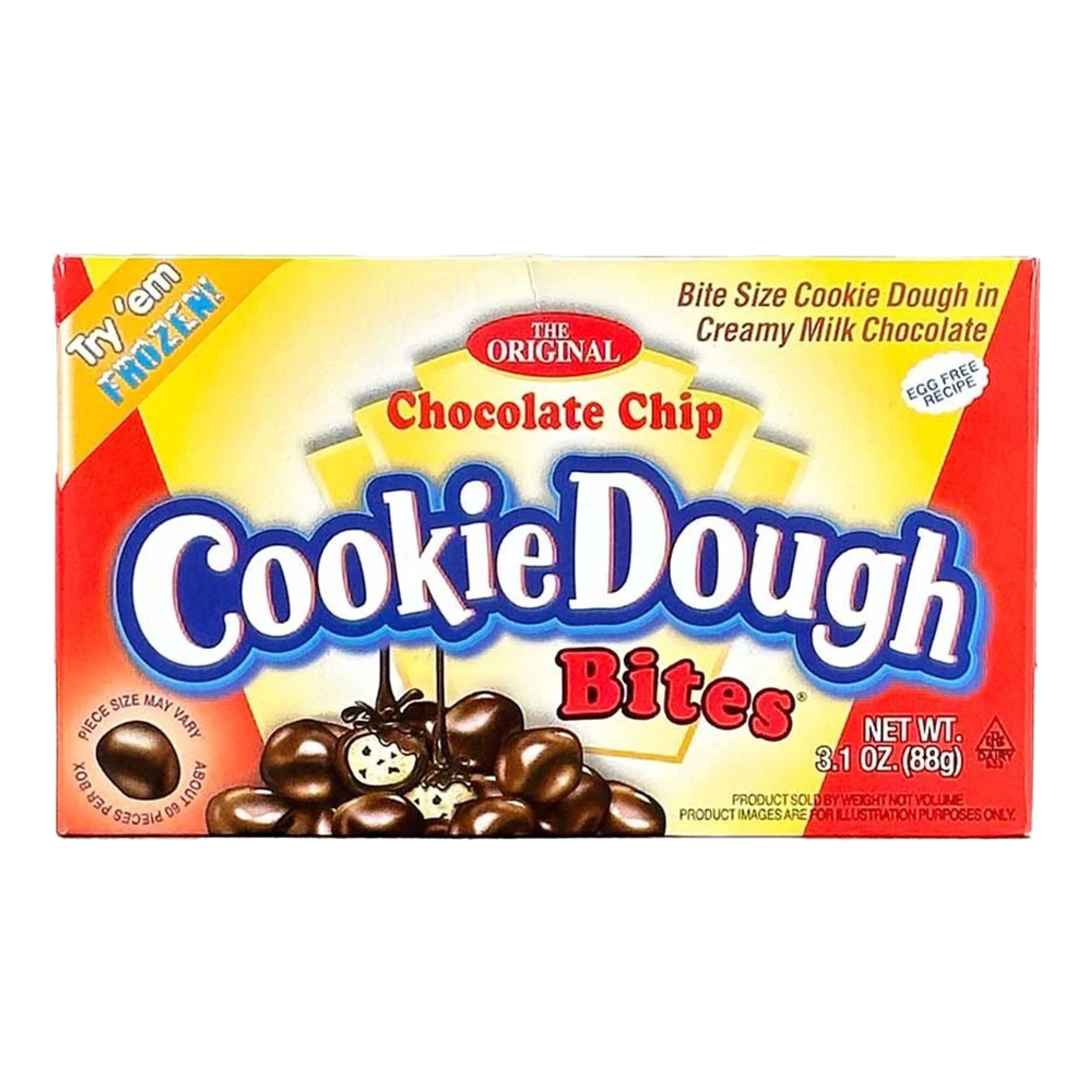 Cookie Dough Bites Chocolate Chip - 88 g | Hem - Godis & Läsk - Godis - Amerikanskt Godis | Maskeradspecialisten