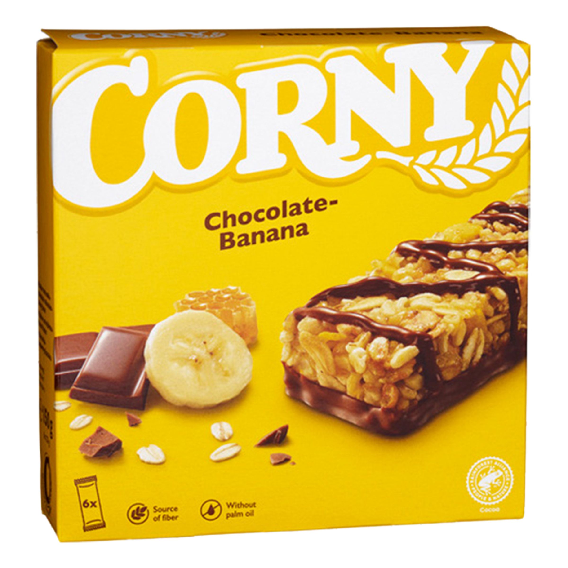 Corny Müslibar Choklad/Banana - 6 x 25 g | Hem - Godis & Läsk - Godis - Choklad | Maskeradspecialisten