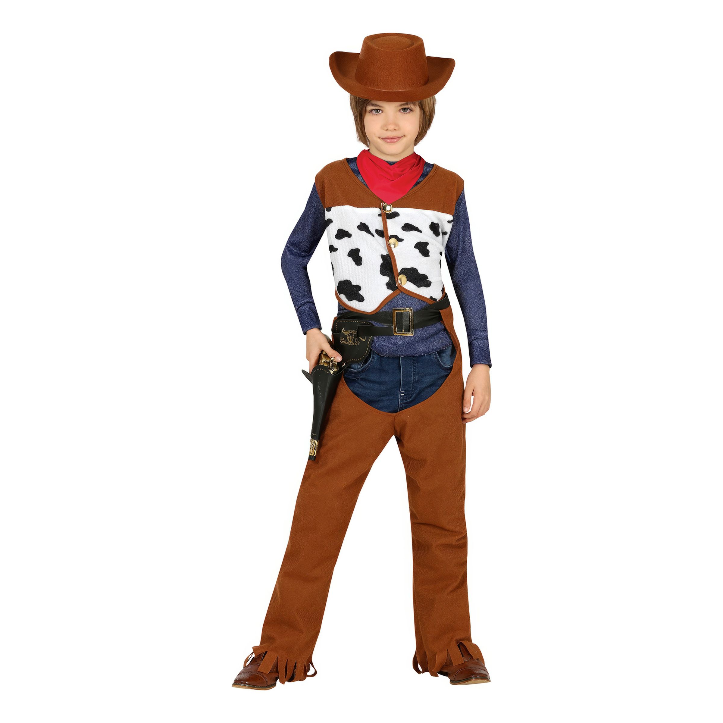 Cowboy Barn Maskeraddräkt - Small | Hem - Maskerad - Maskeraddräkter - Barndräkter | Maskeradspecialisten