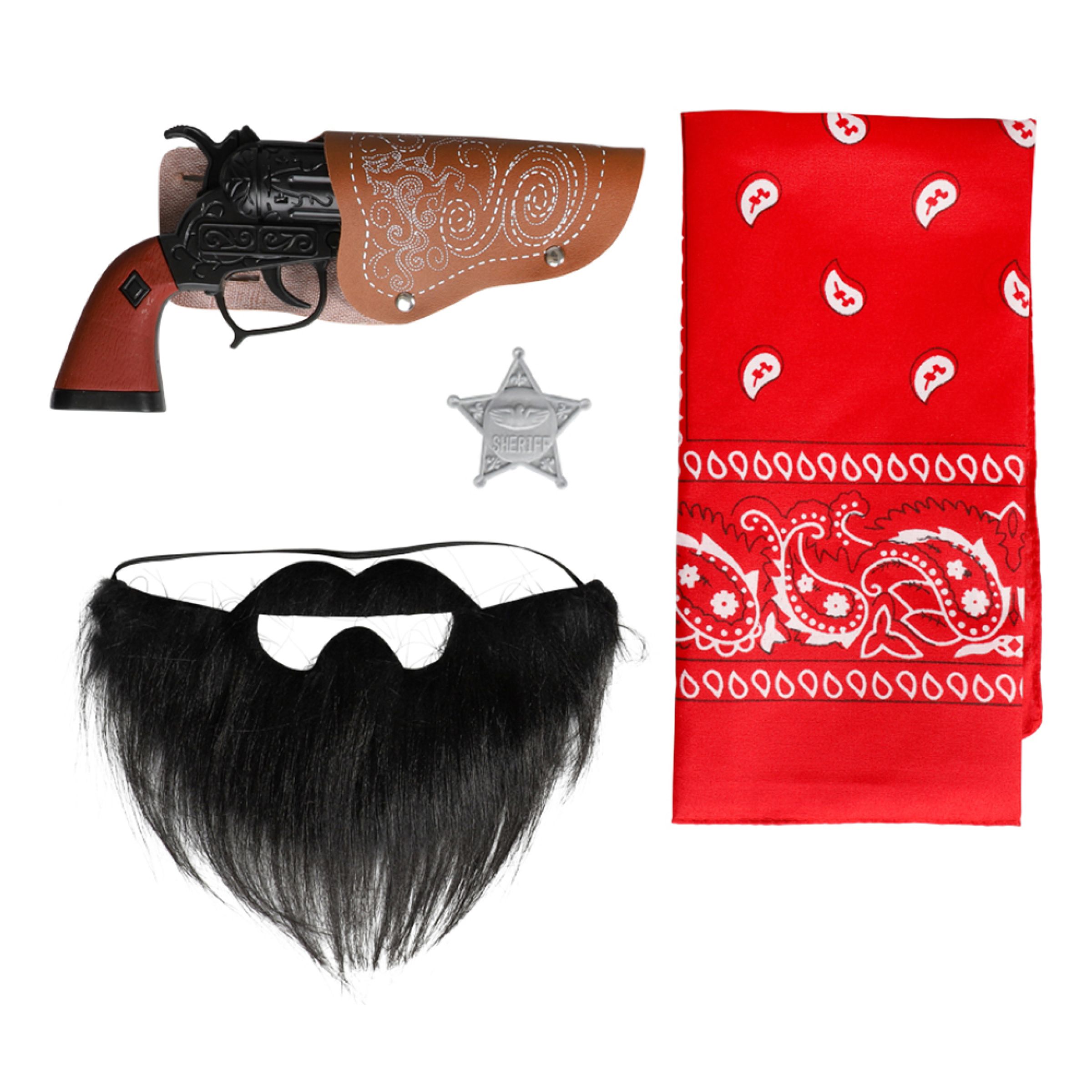 Cowboy Tillbehörskit - One size | Hem - Maskerad - Tillbehör - Maskeradaccessoarer | Pryloteket