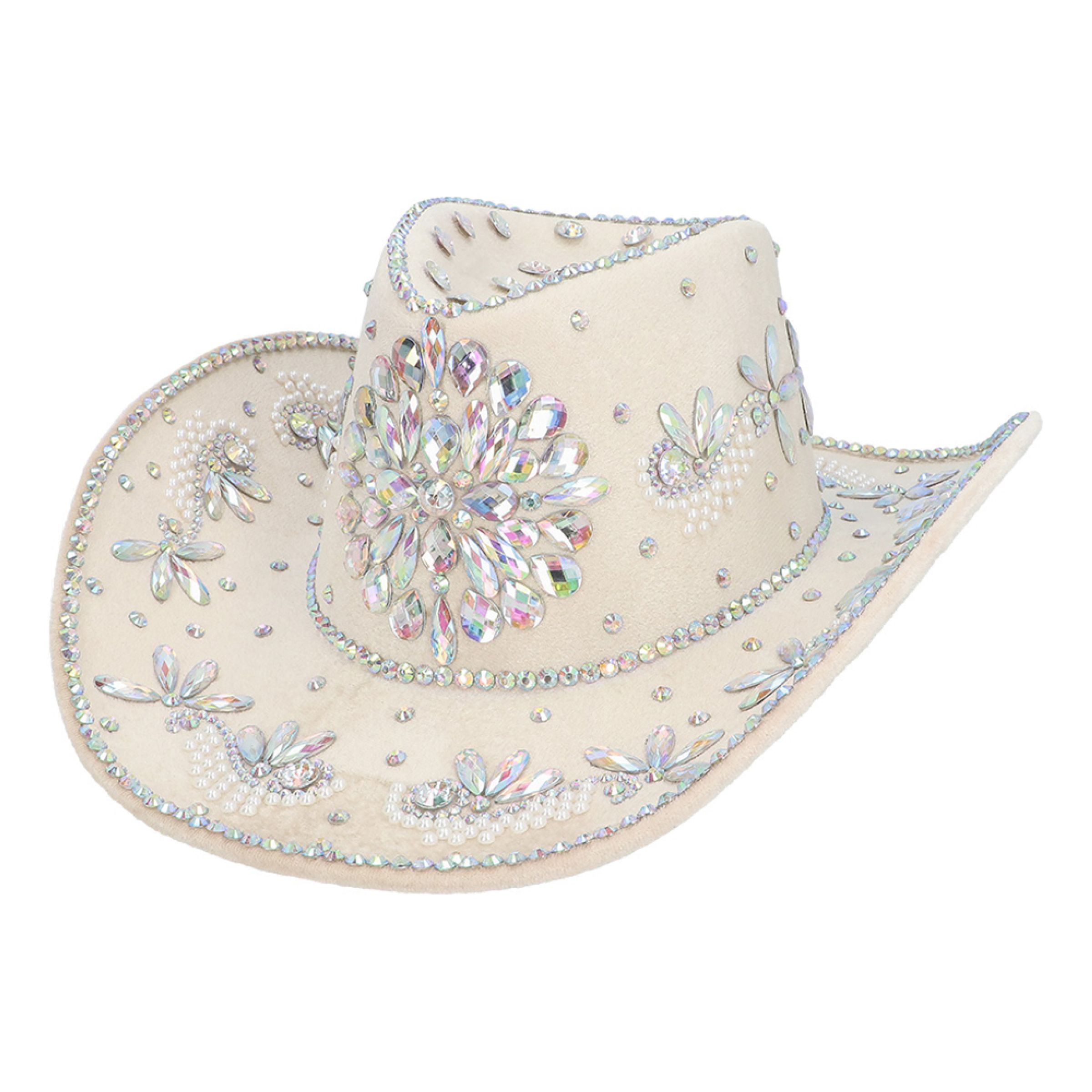 Cowboyhat Crystal Beige - One size