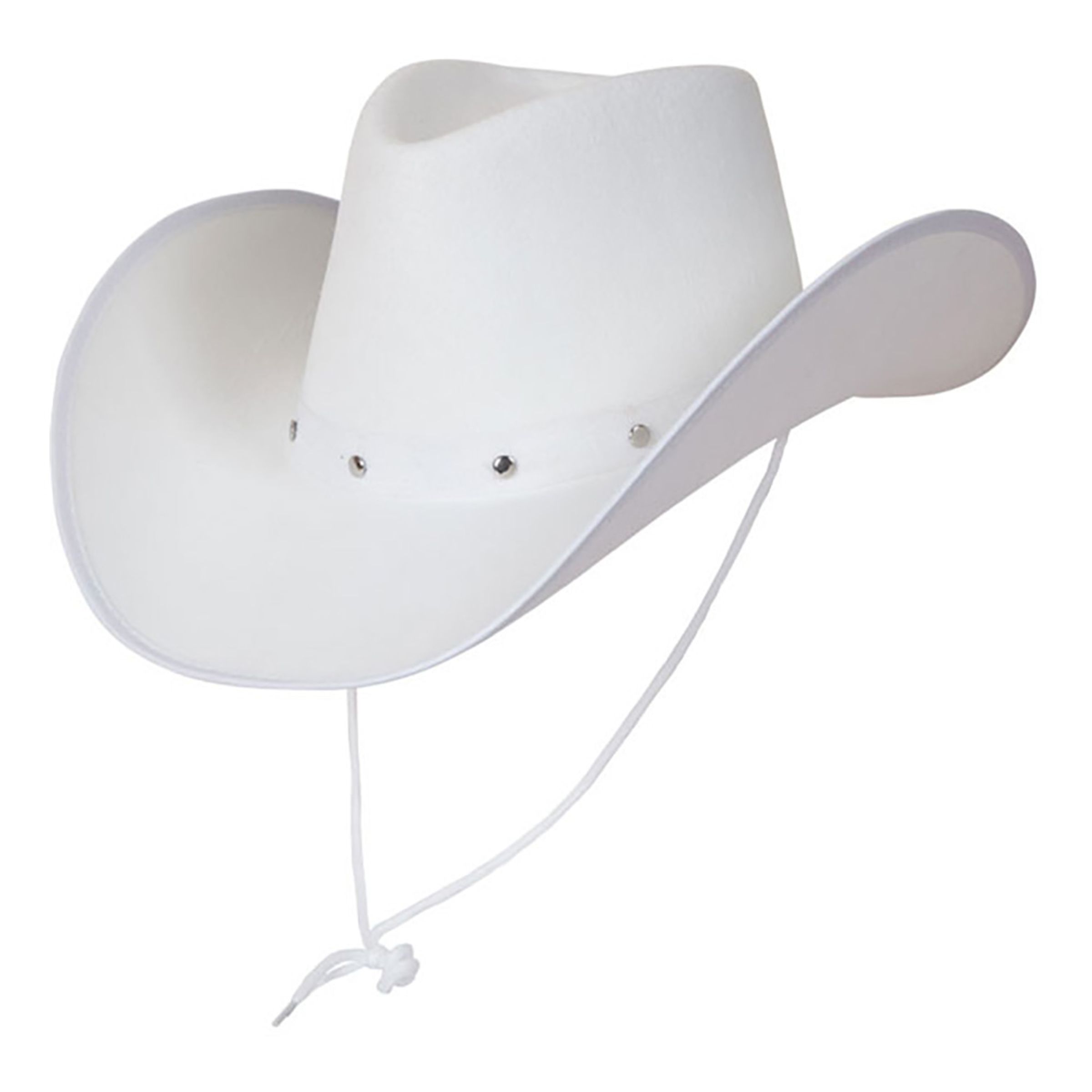 Cowboyhatt Vit - One size | Hem - Teman - Färger - Vit | Maskeradspecialisten