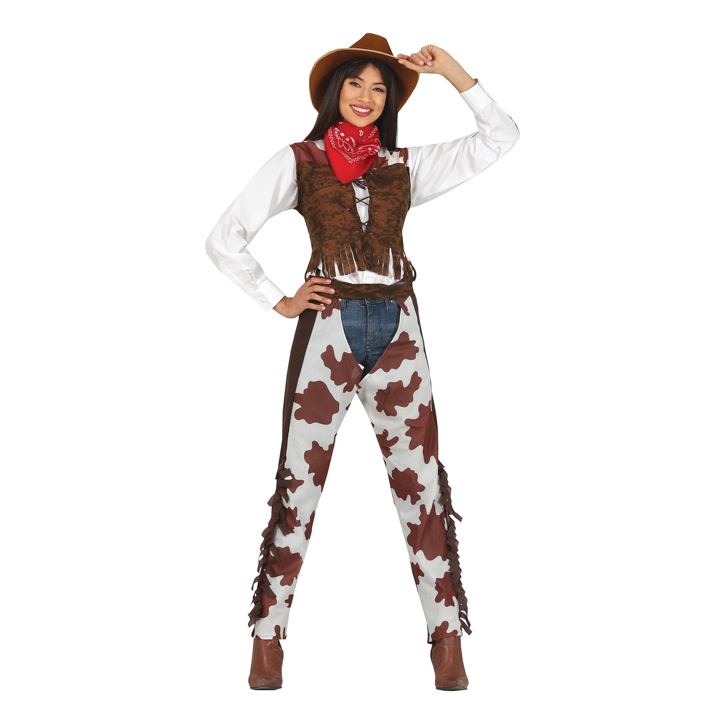Cowgirl Maskeraddräkt - X-Large | Hem - Maskerad - Maskeraddräkter - Damdräkter | Maskeradspecialisten