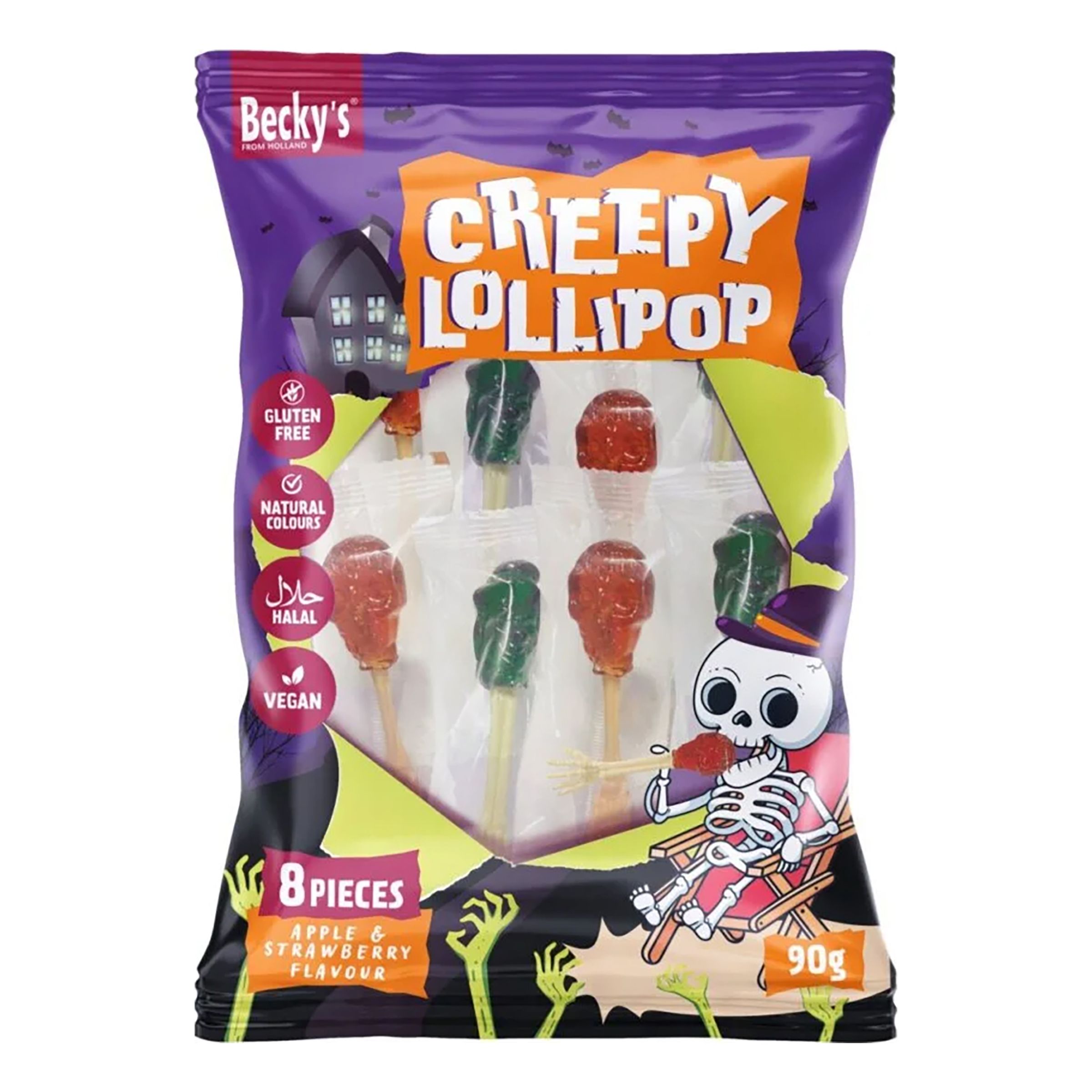 Creepy Lollipops - 90 g | Hem - Godis & Läsk - Godis - Klubbor | Maskeradspecialisten