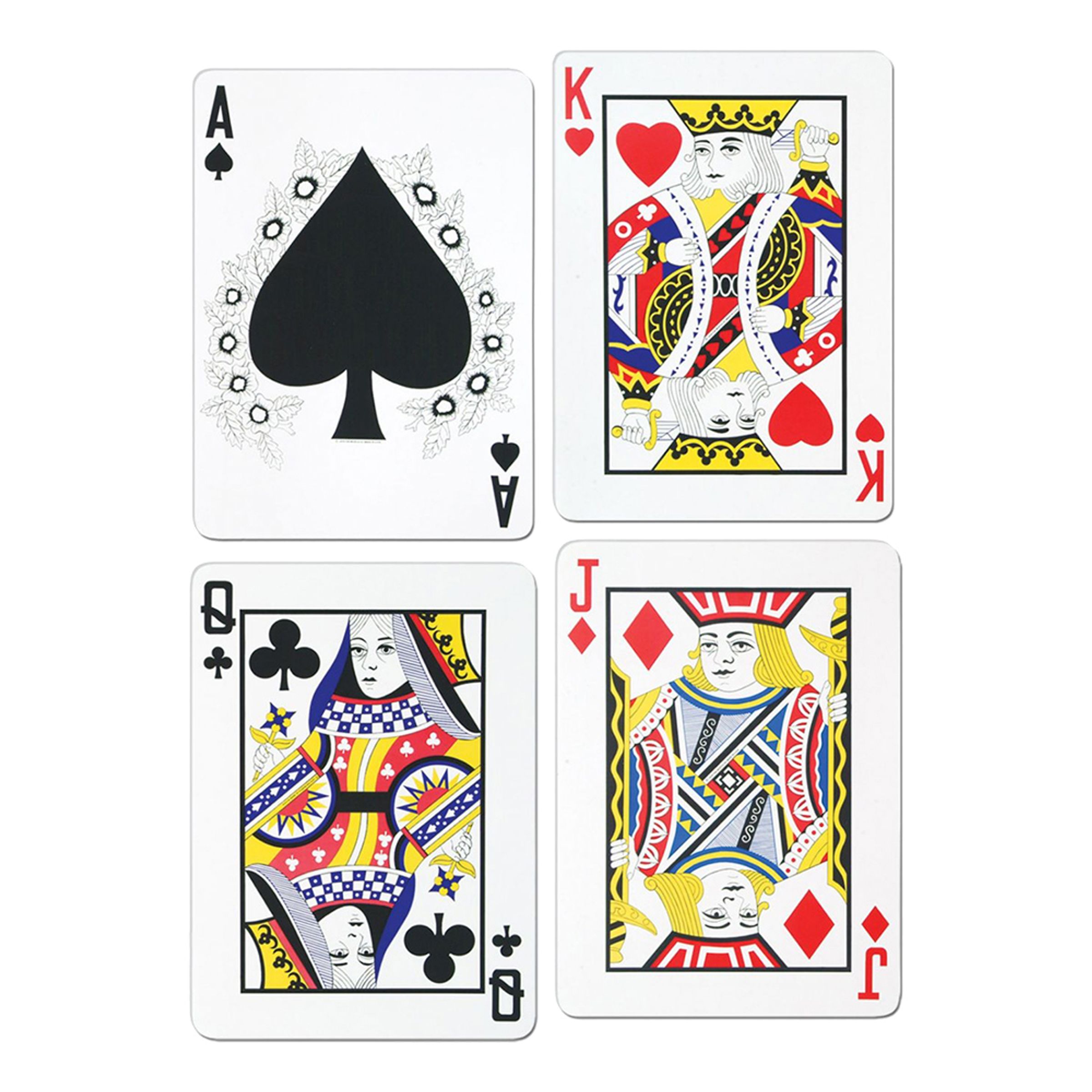 Cutouts Spillekort - 4-stk