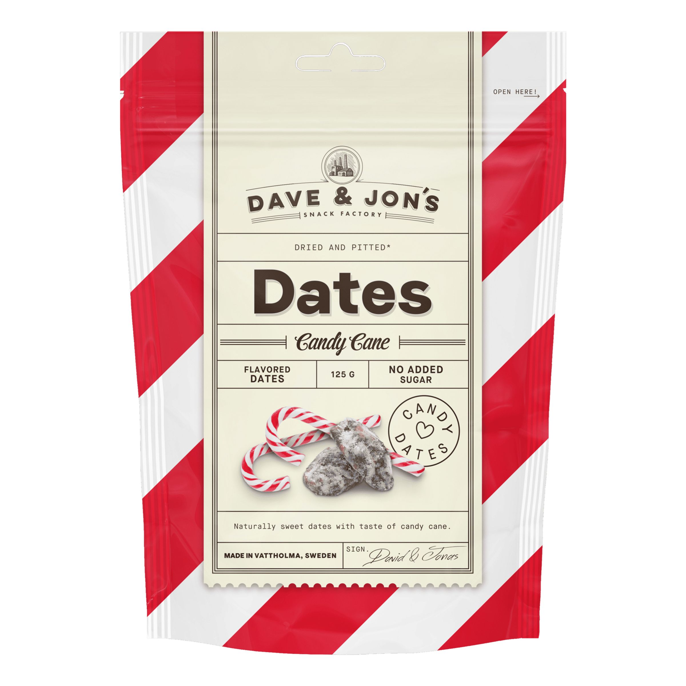 Dave & Jons Dadler Candy Cane - 125 g