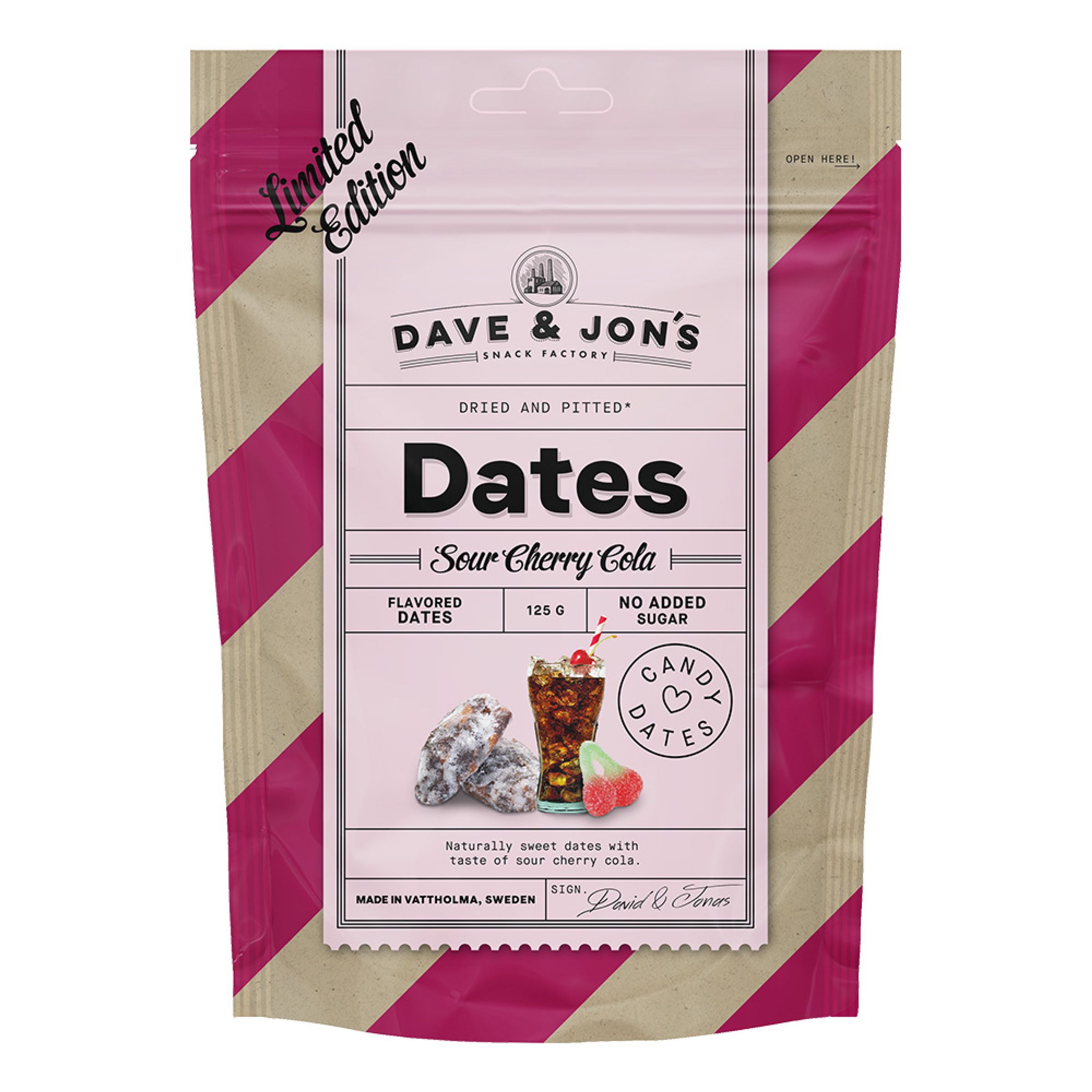 Dave & Jon's Dadler Sour Cherry Cola - 125 g