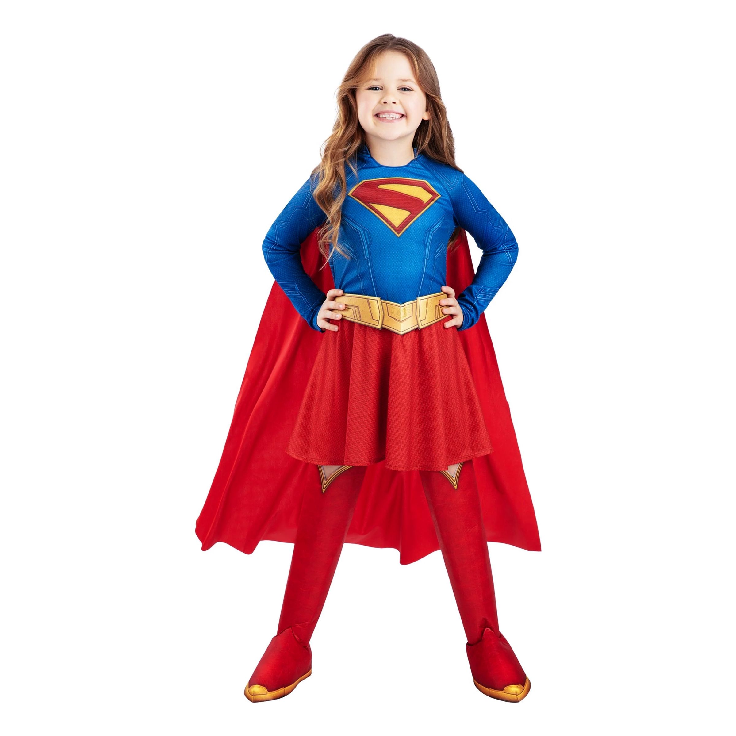 Supergirl™ Deluxe Barn Kostyme - Medium