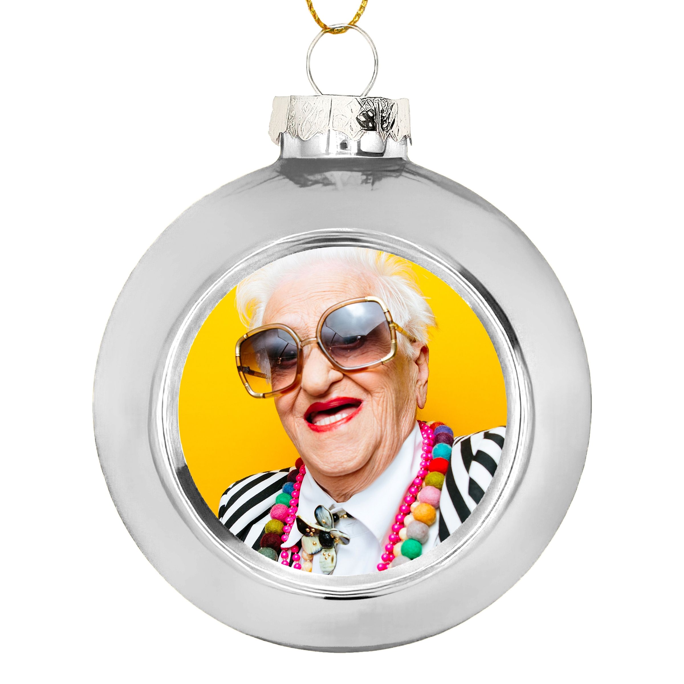 Design Din Egen Julekugle - Sølv