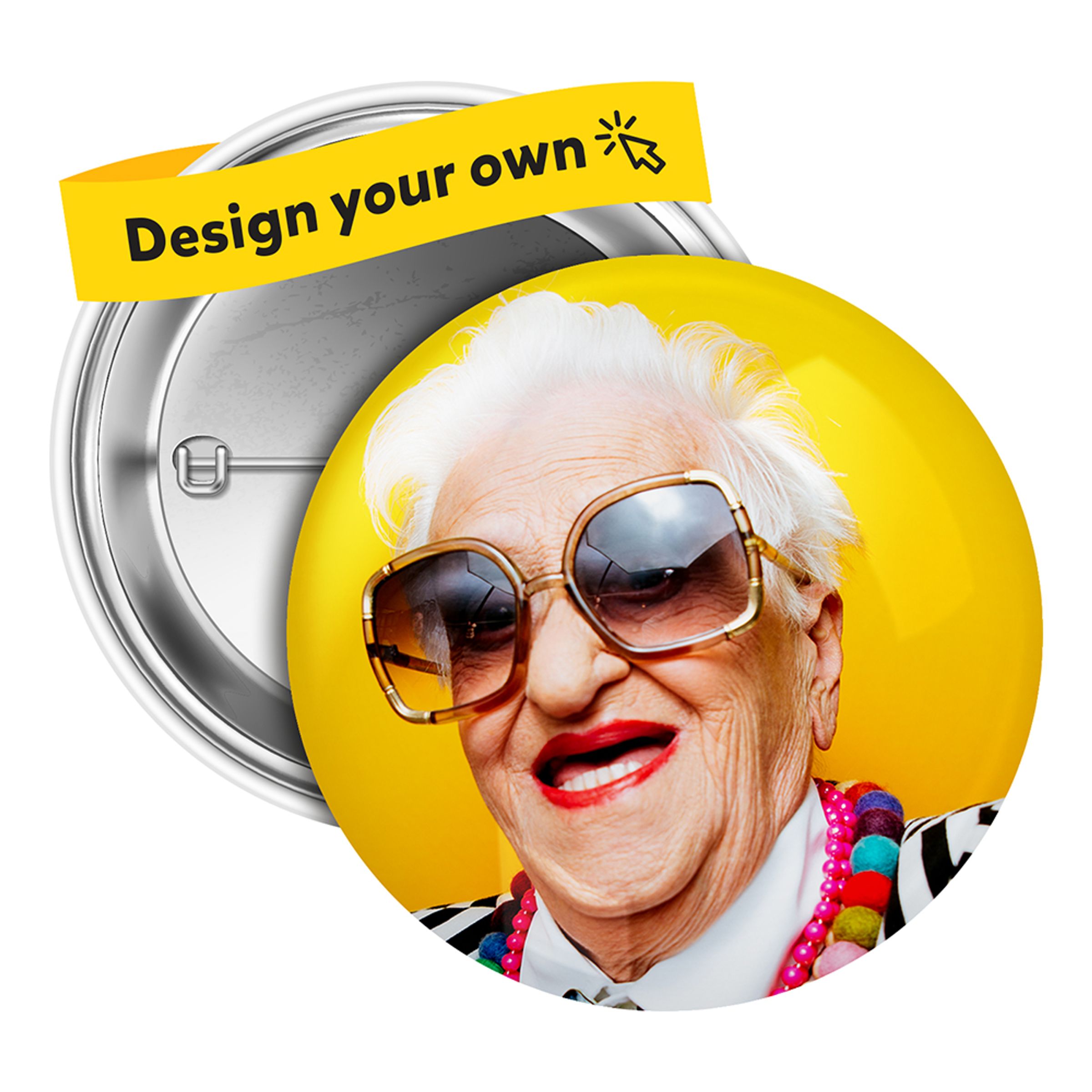 Design Din Egen Knap - 50 mm