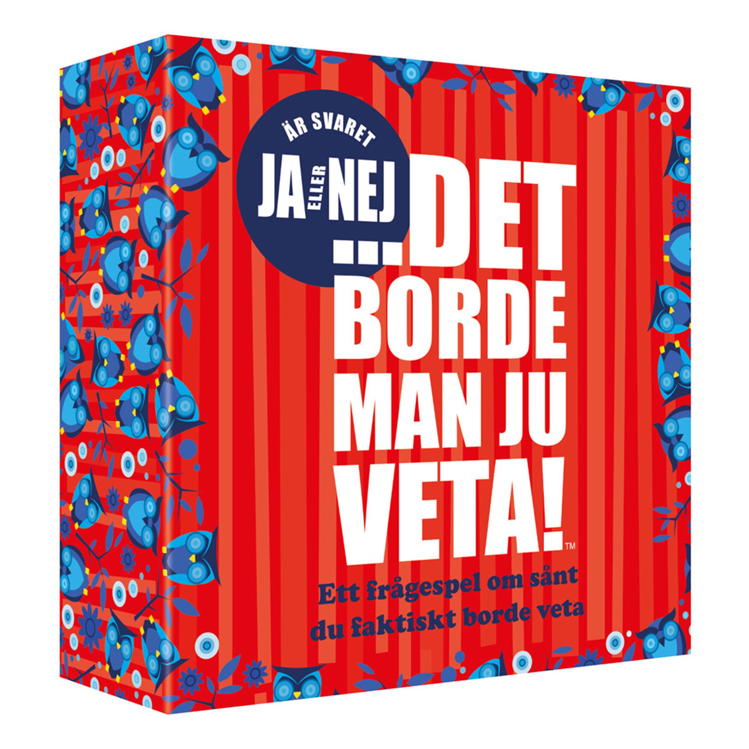 Det borde man ju veta Ja/Nej Frågespel | Hem - Roliga Prylar - Spel & Lek - Sällskapsspel | Pryloteket