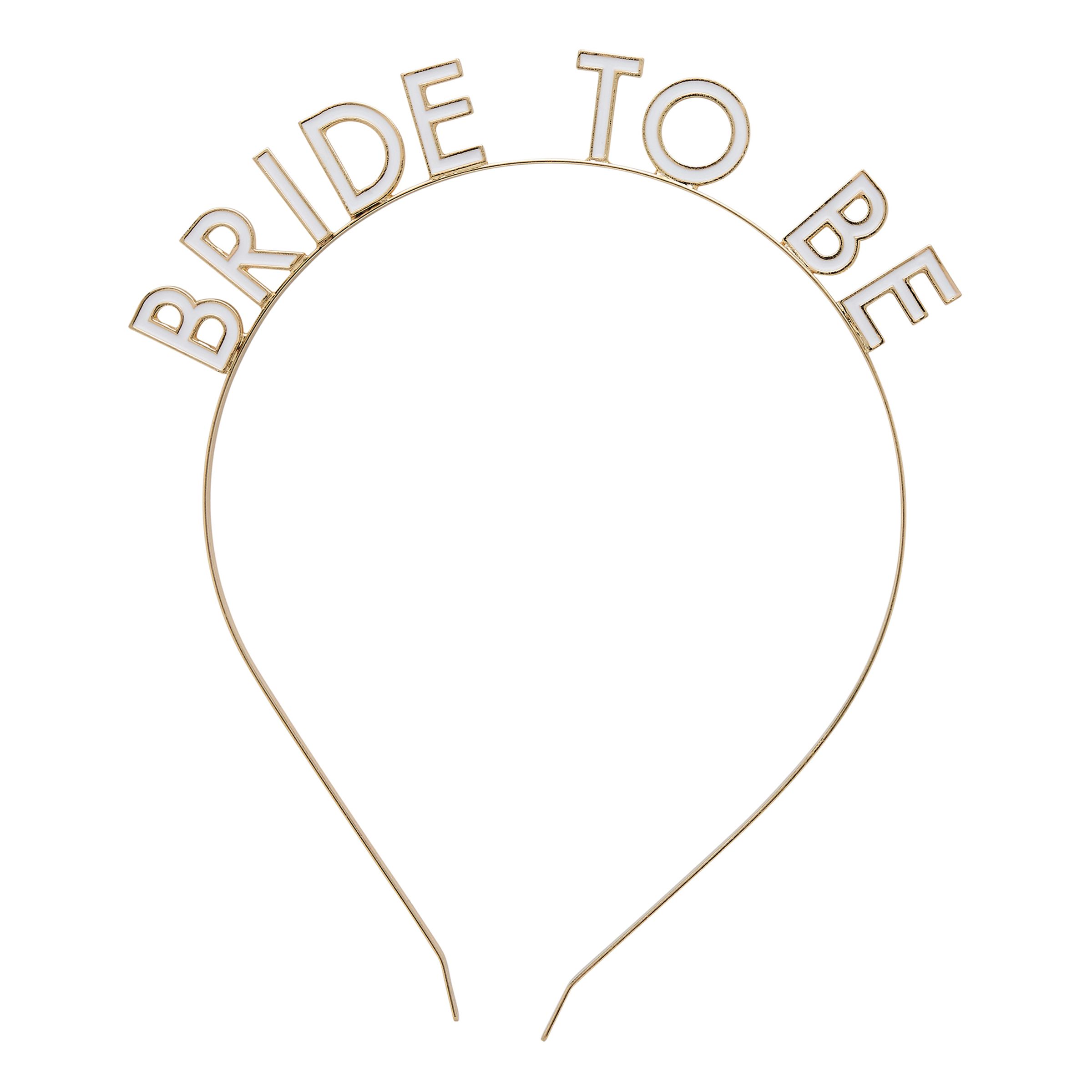 Hårbøjle Bride to Be i Metal - One size