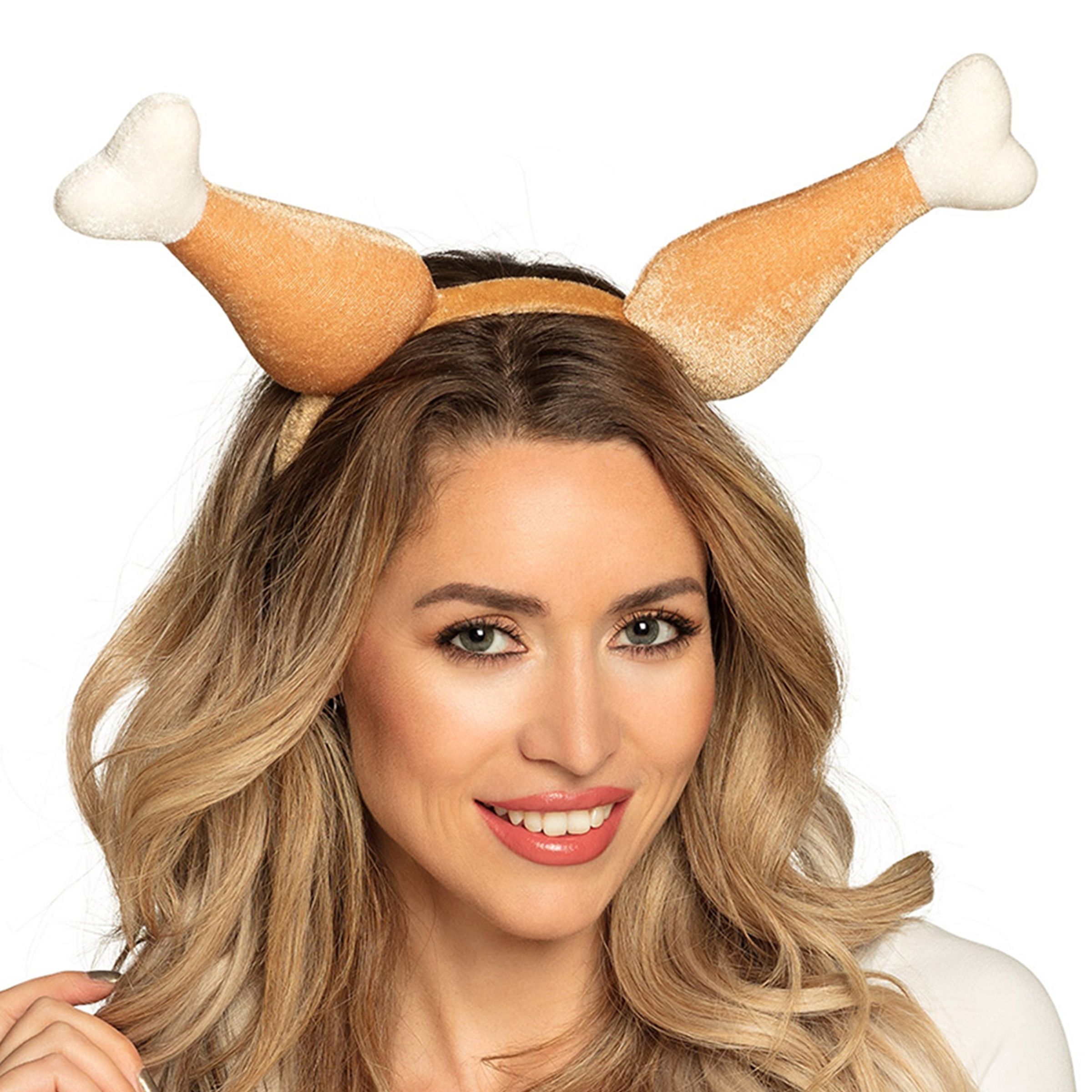 Diadem Kalkonben - One size | Hem - Maskerad - Hattar - Diadem & Boppers | Party Outlet