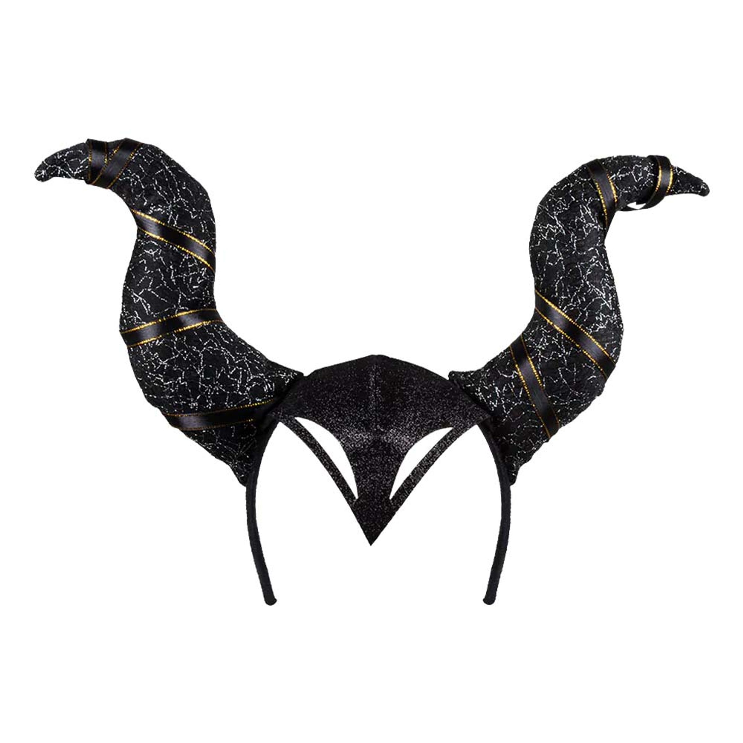 Diadem med Svarta Djävulshorn - One size | Hem - Maskerad - Tillbehör - Maskeradaccessoarer | Maskeradspecialisten