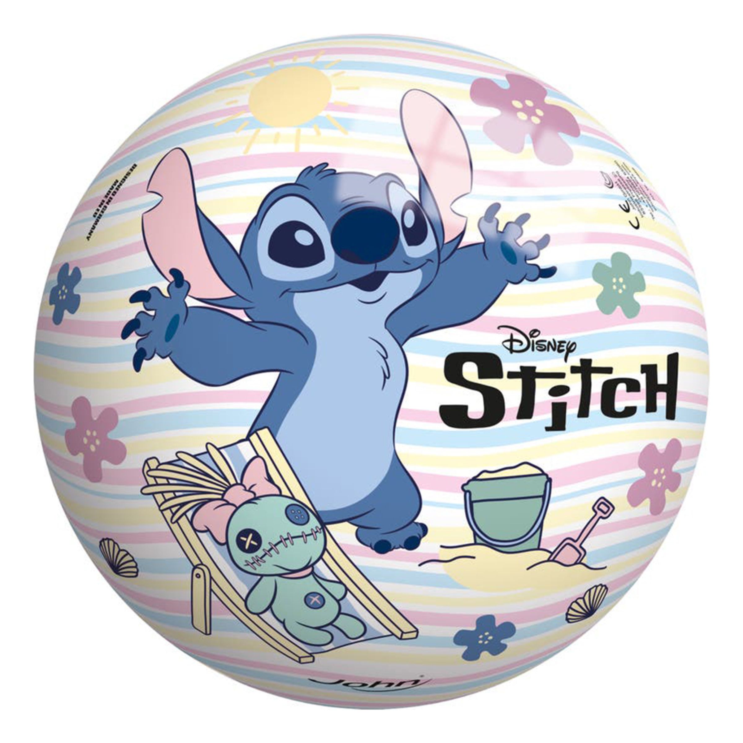 Stitch vinylkugle, 23 cm, huladansdesign