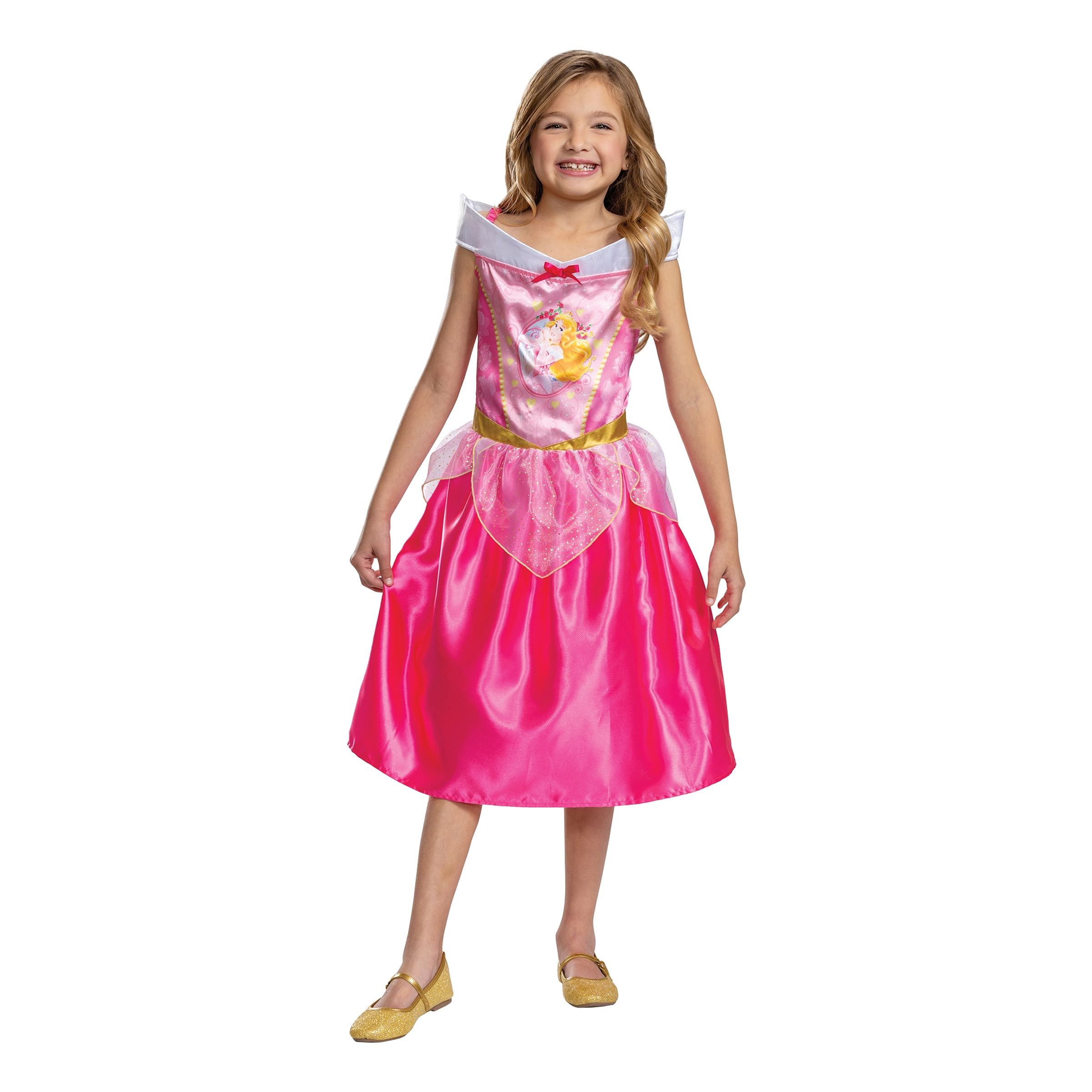 Disney Tornerose Budget Børnekostume - Medium
