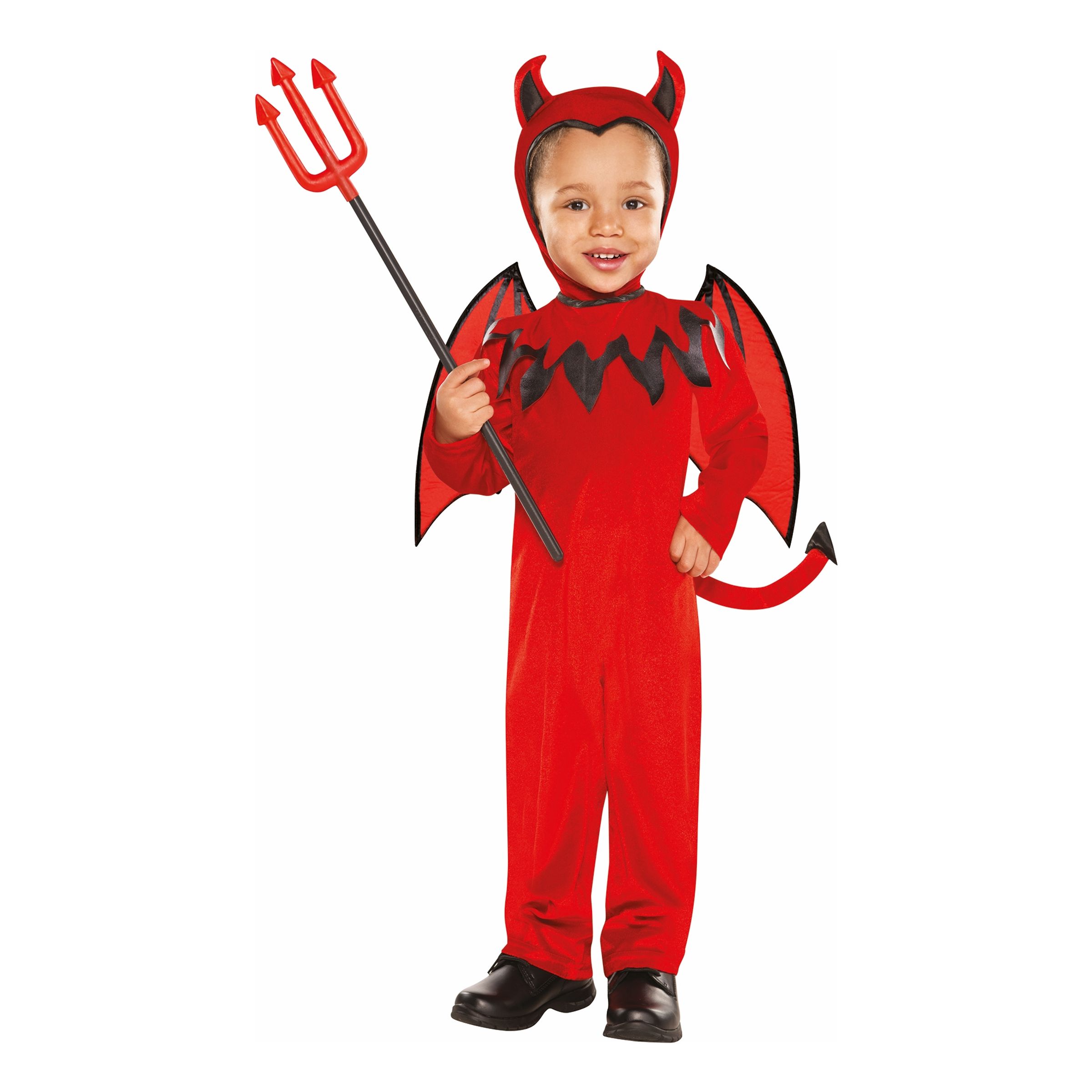 Djævel Jumpsuit Børnekostume - 12-24 måneder
