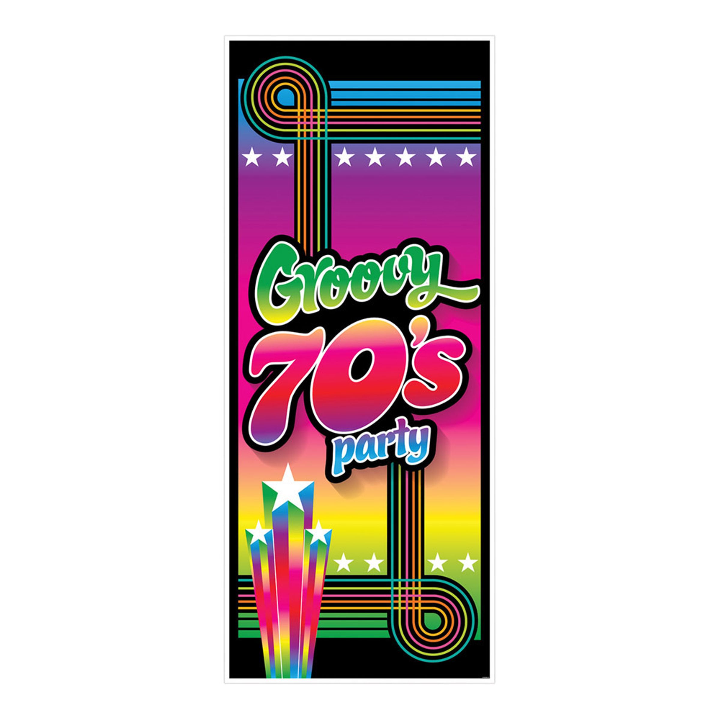 Dørdekoration Groovy 70's