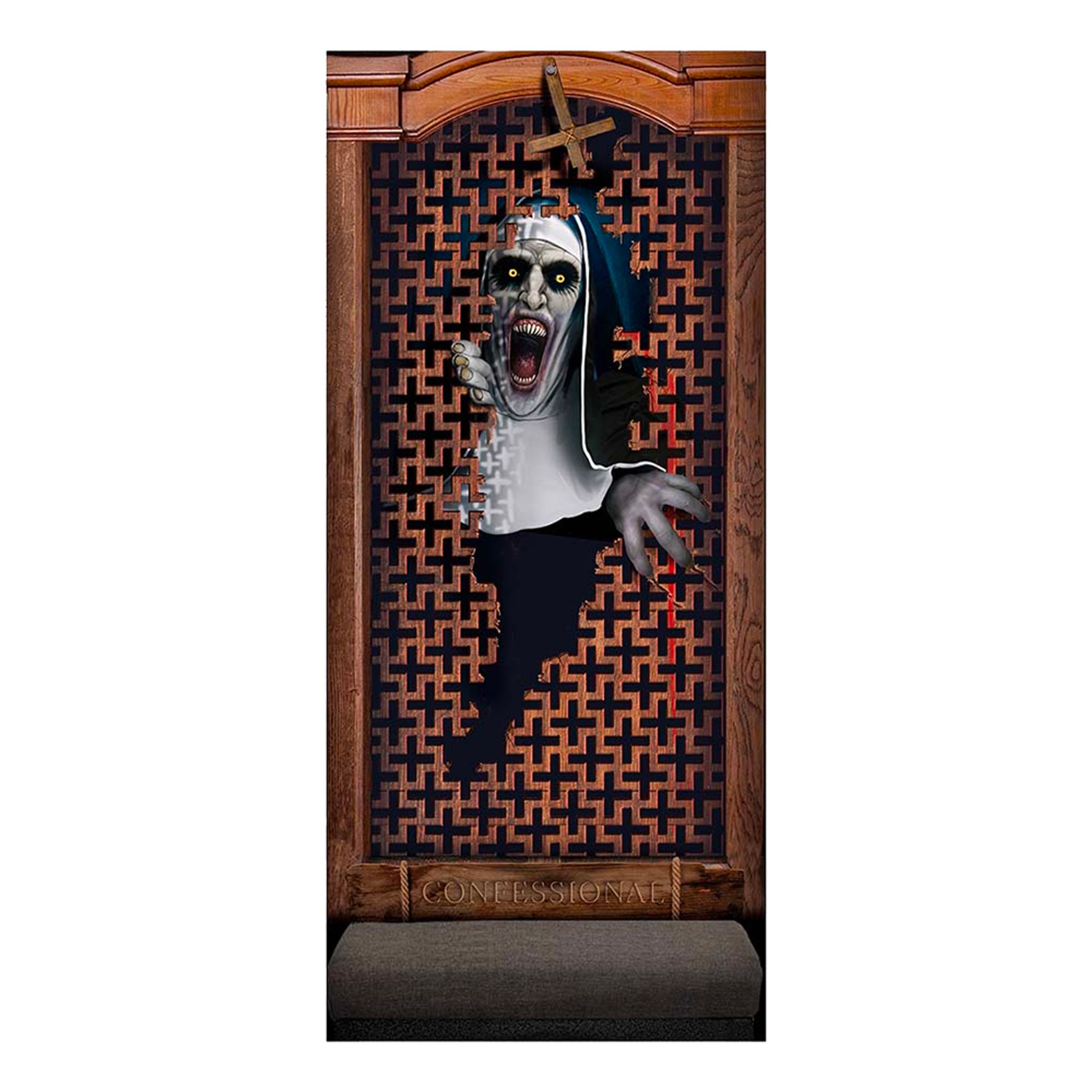 Dörrdekoration Zombienunna | Hem - Teman - Högtider - Halloween - Halloweendekorationer | Maskeradspecialisten
