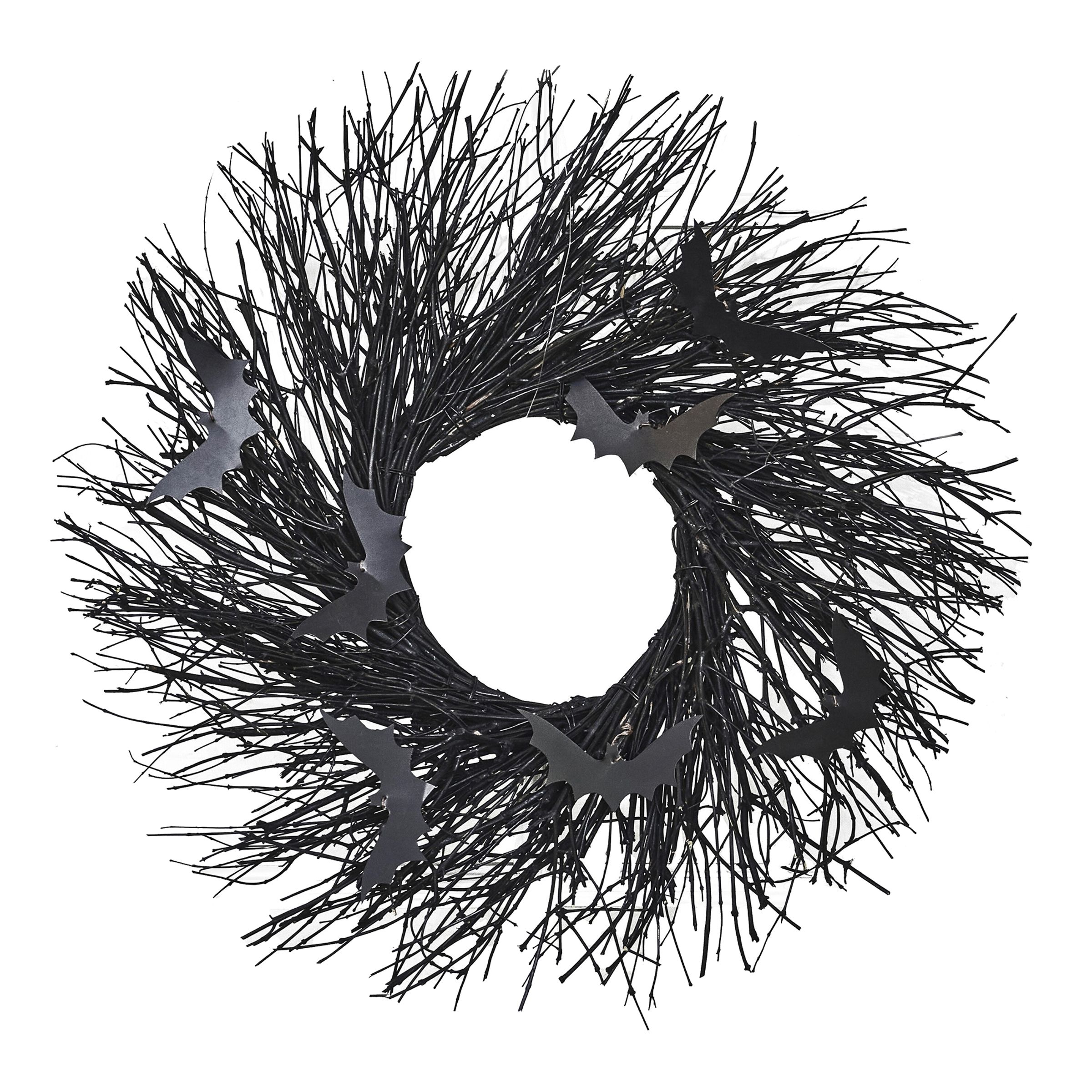 Dörrkrans Halloween Fladdermöss | Hem - Teman - Högtider - Halloween | Maskeradspecialisten