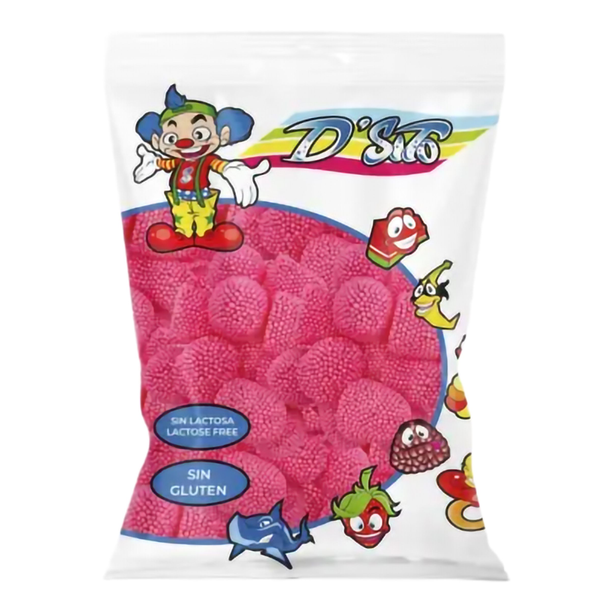 Dsito Blackberries Pink Diamond Storpack - 1 kg | Hem - Godis & Läsk - Godis - Gelégodis | Maskeradspecialisten