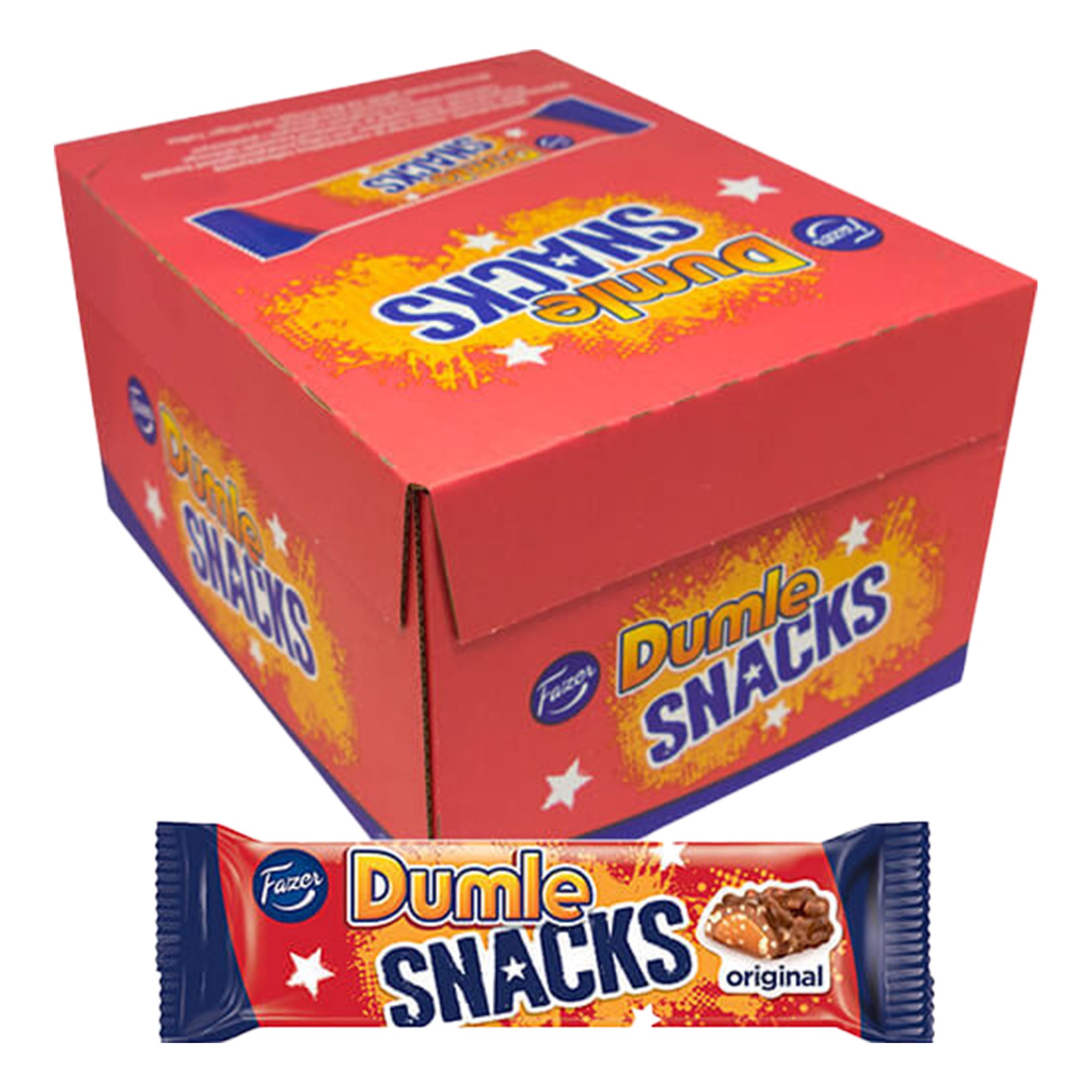 Fazer Dumle Snacks Økonomipakke - 25 x 40 g