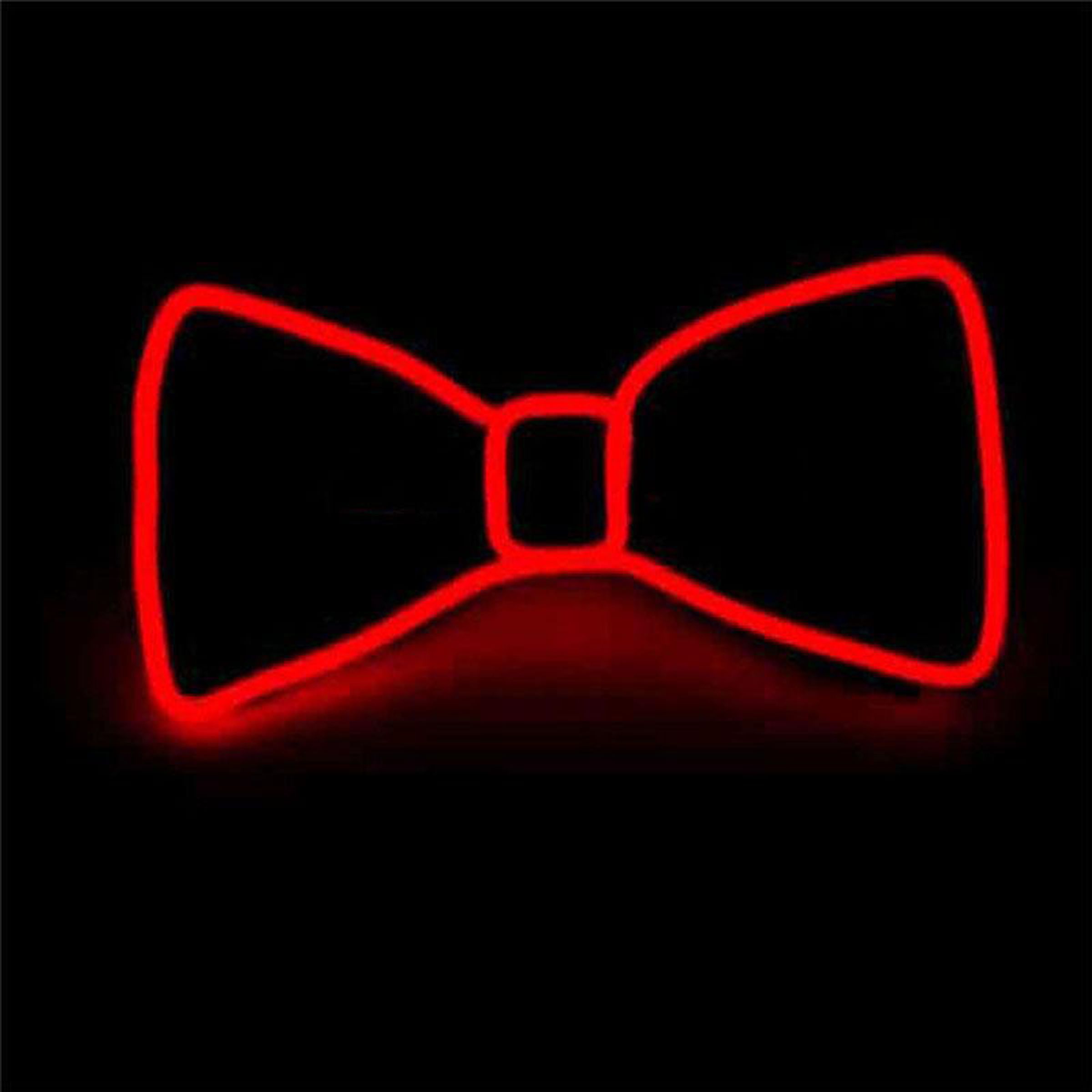 El Wire LED Butterfly - Rød