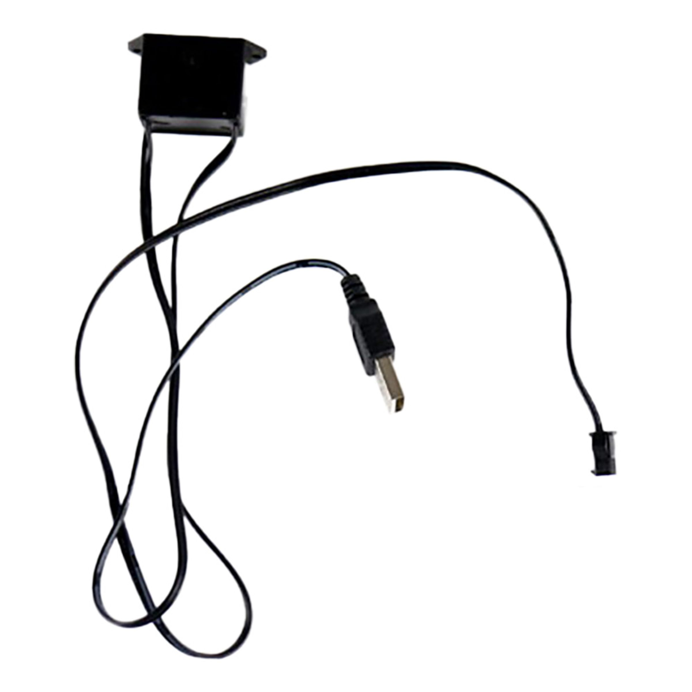 El-Wire USB Adapter | Hem - Roliga Prylar - Hem & Hushåll - Lampor & Belysning - Ljusslingor | Pryloteket