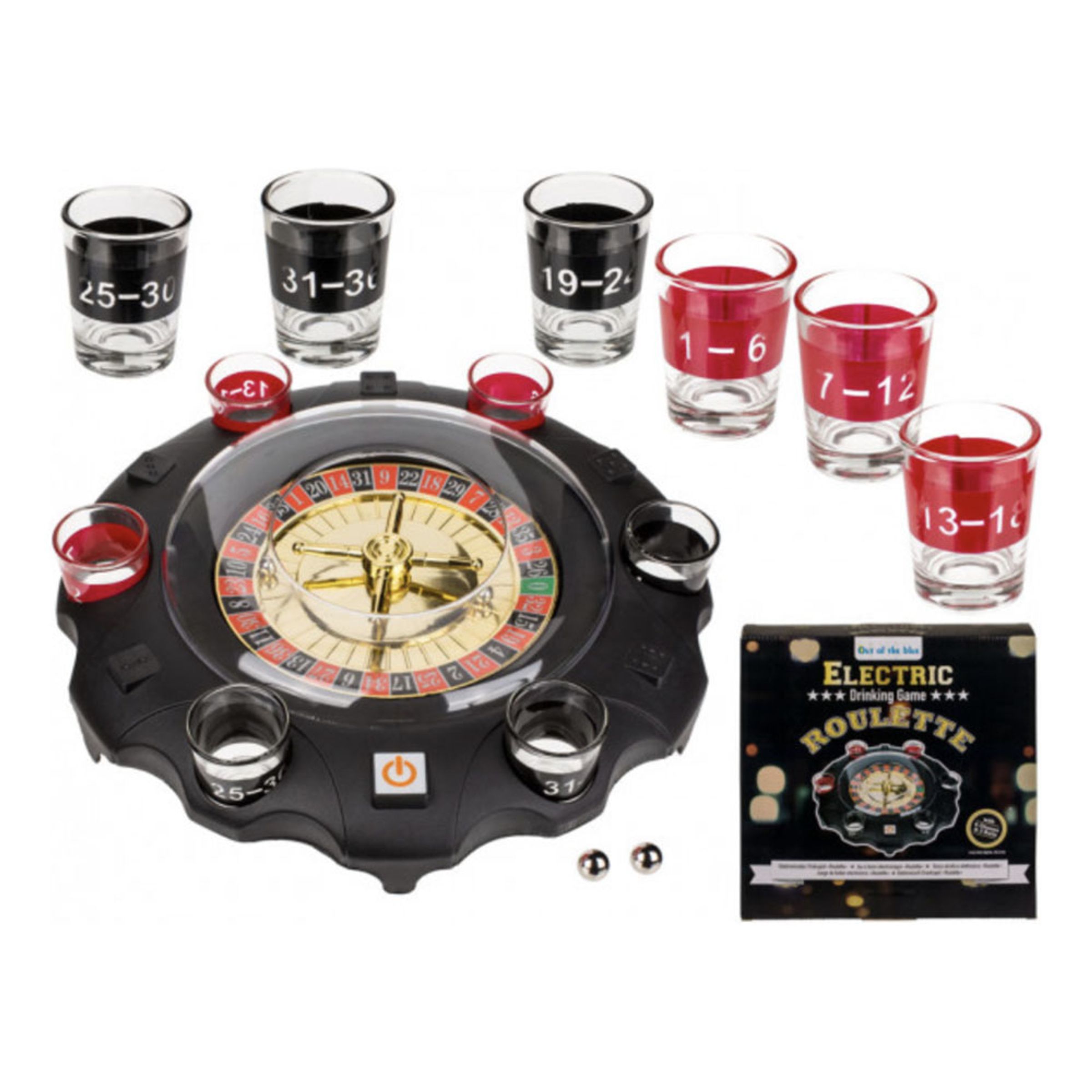 Elektroniskt Shot Roulette Festspel | Hem - Roliga Prylar - Spel & Lek - Sällskapsspel | Maskeradspecialisten