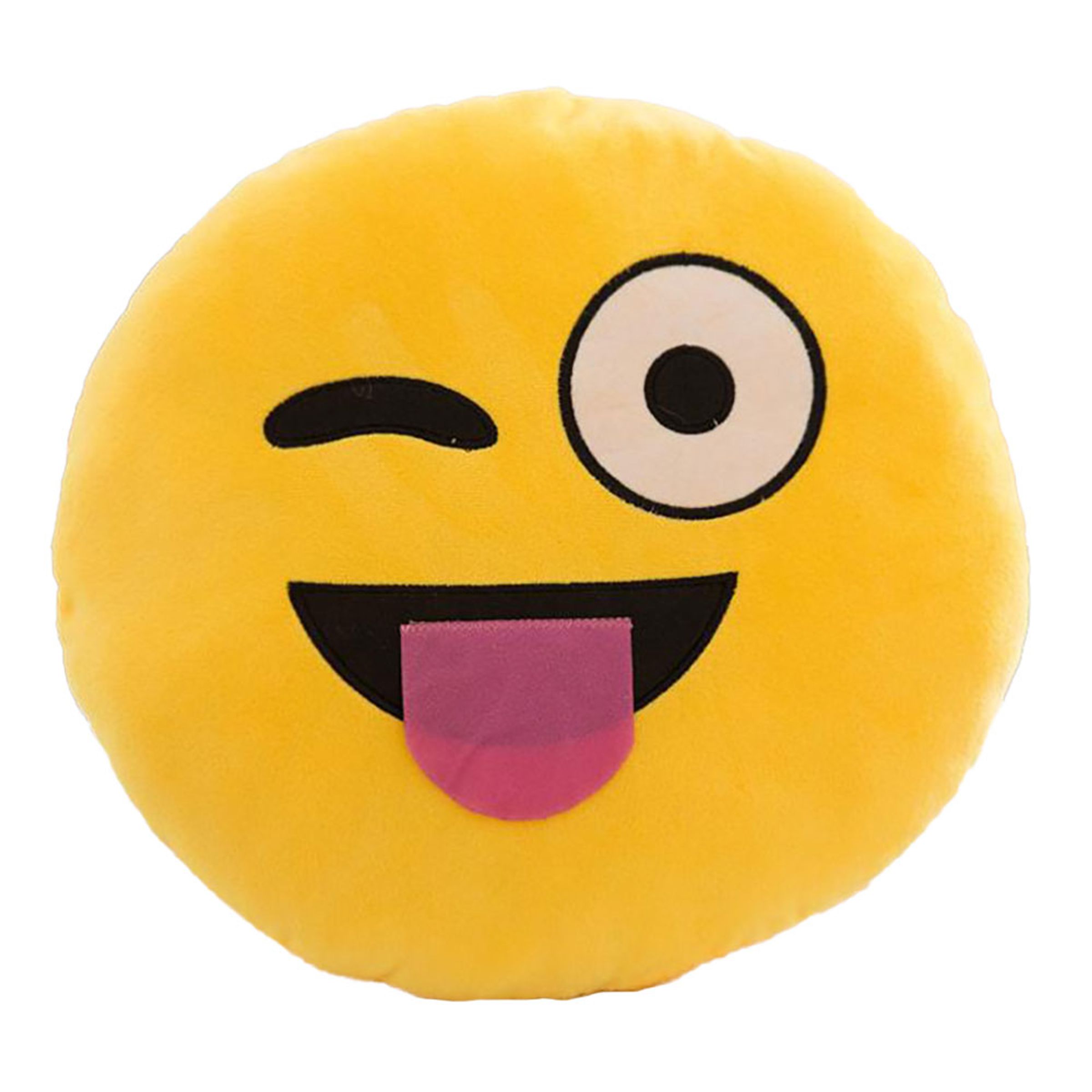 Emoji-Kudde - Winking with Tongue | Hem - Roliga Prylar - Hem & Hushåll - Kuddar | Pryloteket
