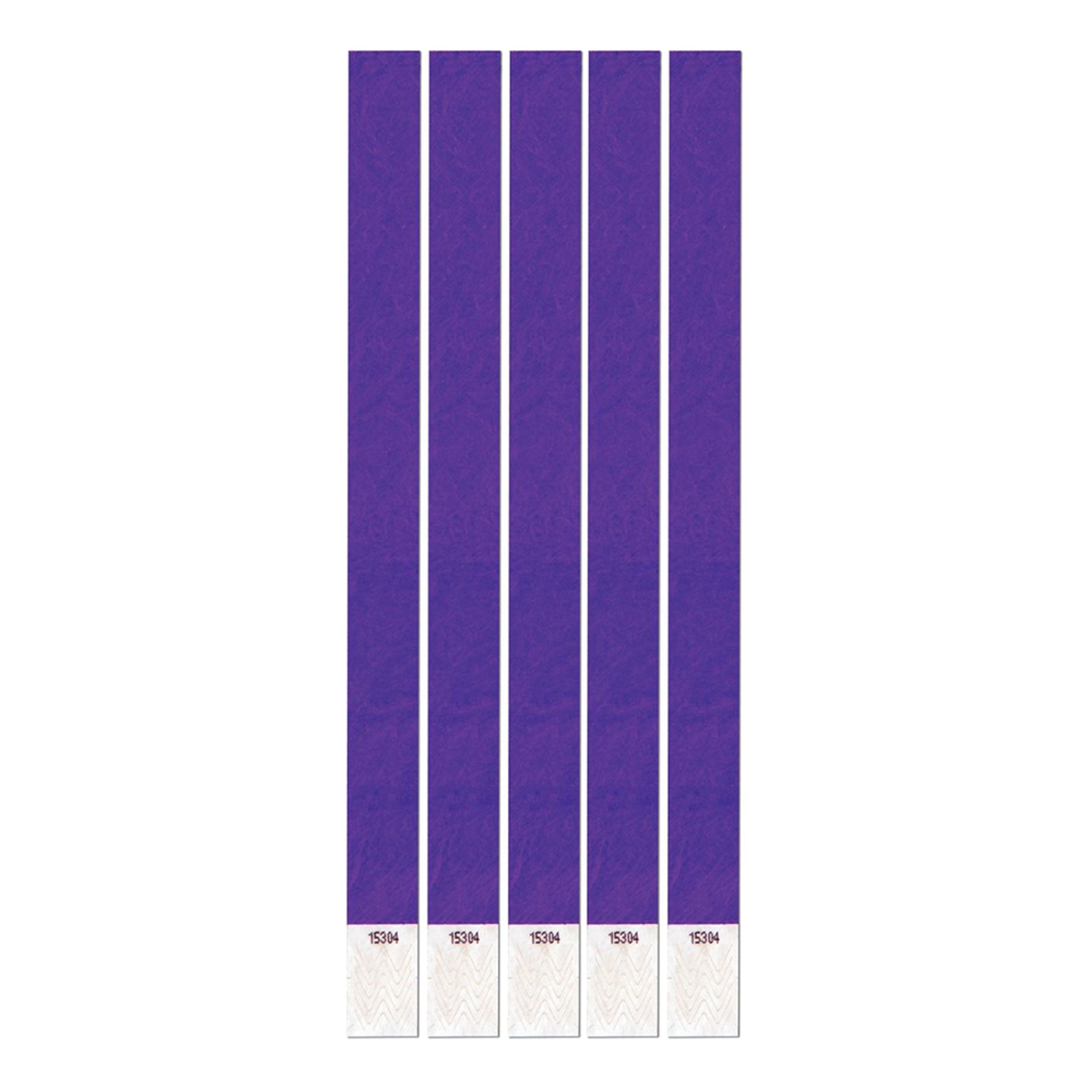 Entréarmband Lila - 100-pack | Hem - Teman - Färger - Lila | Pryloteket