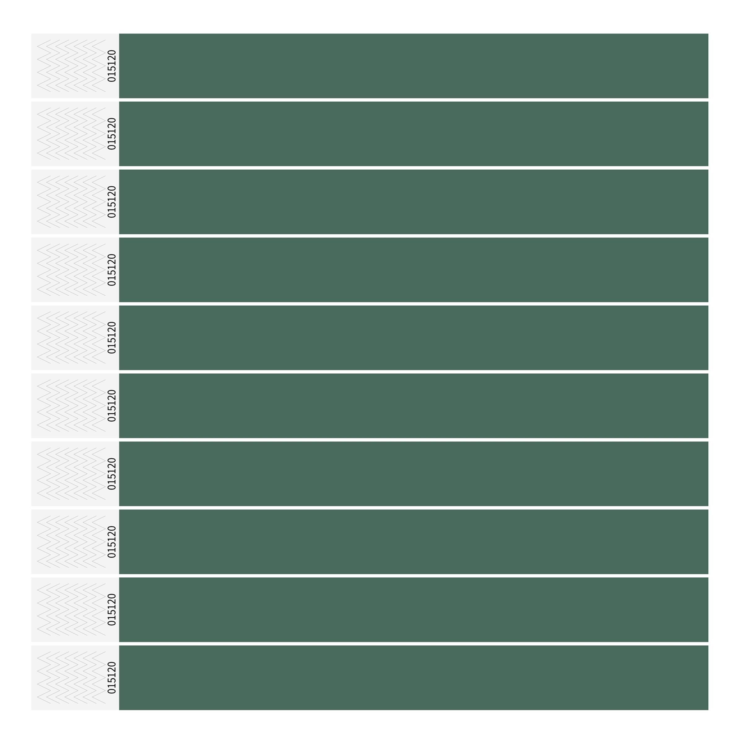Entréarmbånd/Turarmbånd - Mørkegrøn