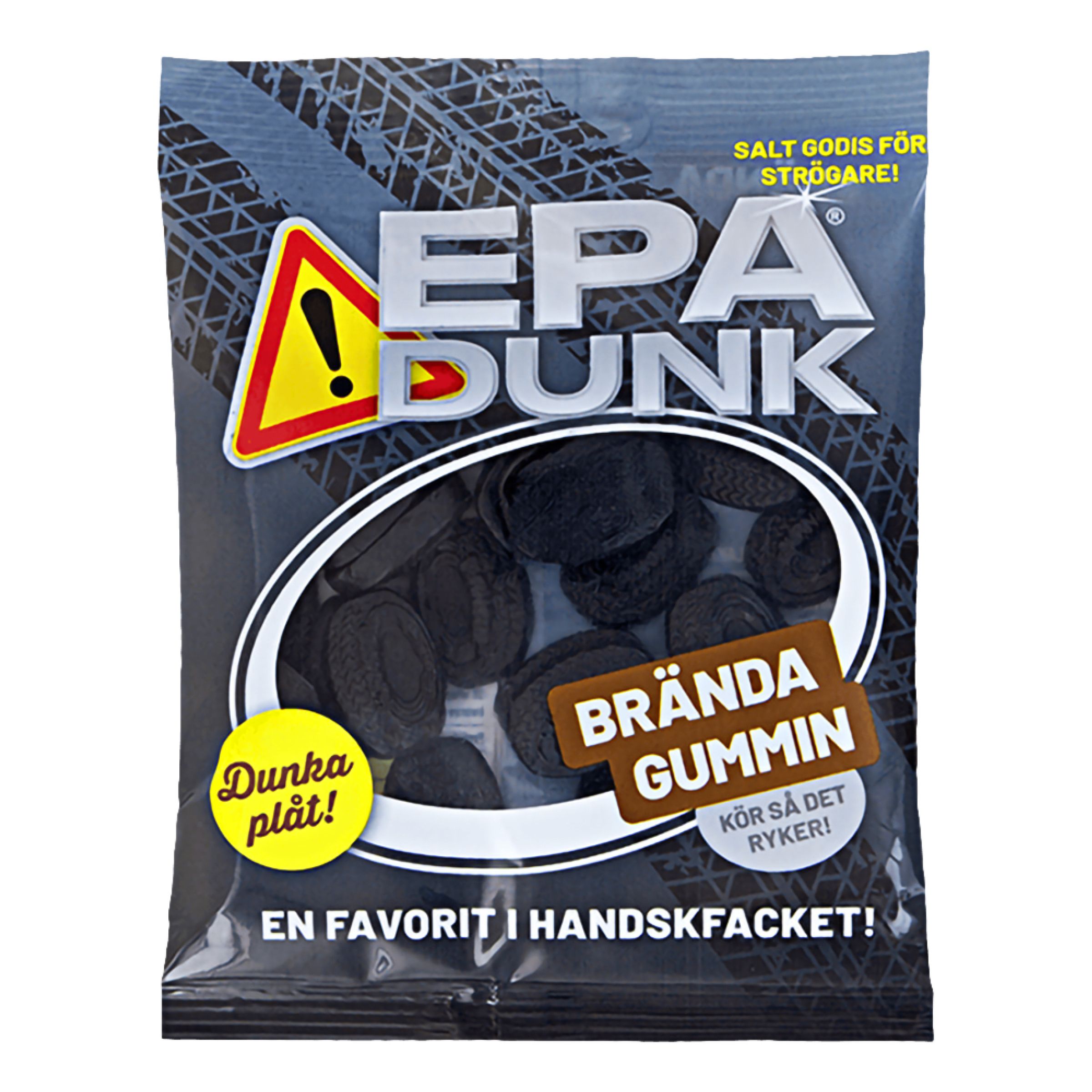 Epa Dunk Brända Gummin - 80 g | Hem - Godis & Läsk - Godis - Lakrits | Maskeradspecialisten