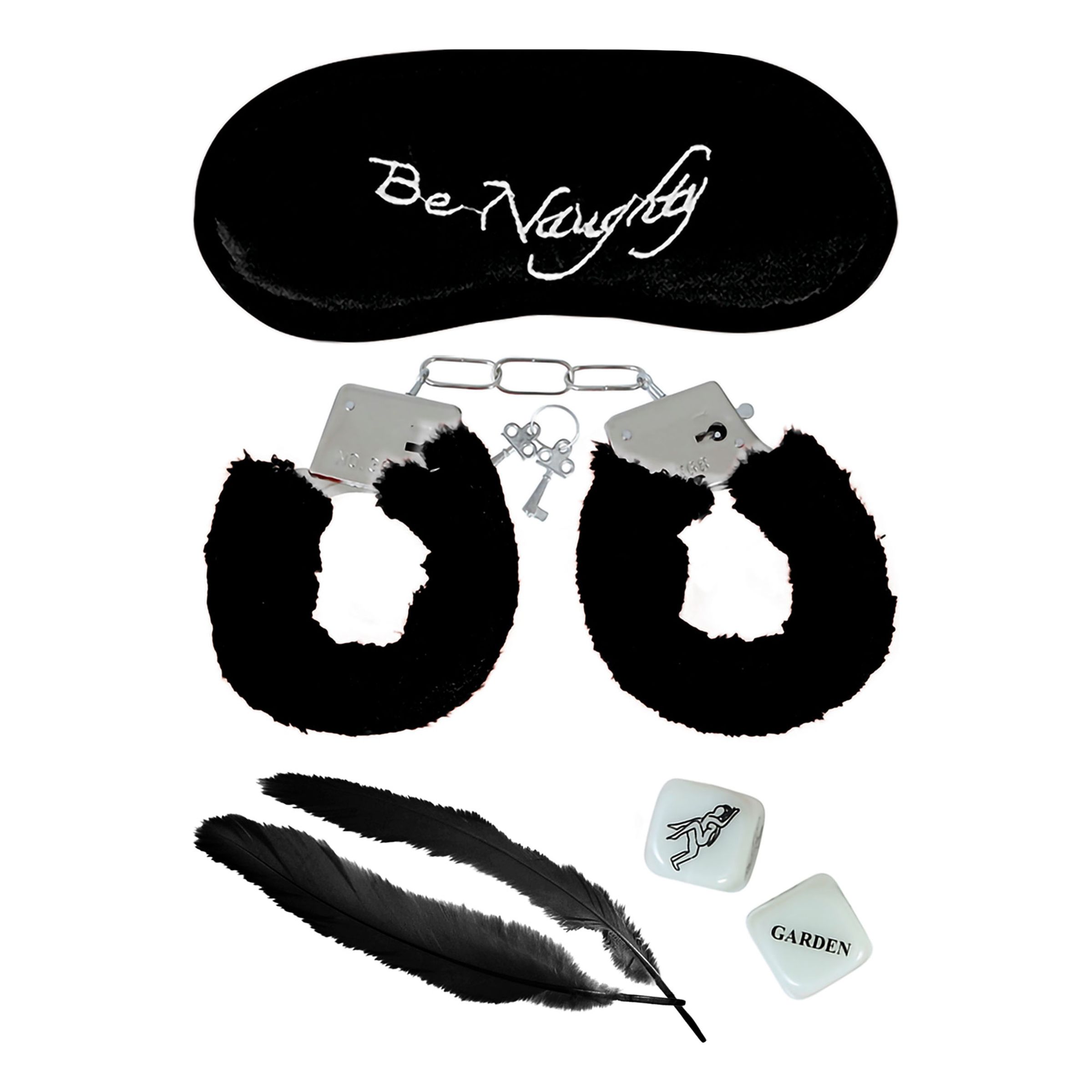 Erotisk Legesæt Be Naughty Sort Kit - One size