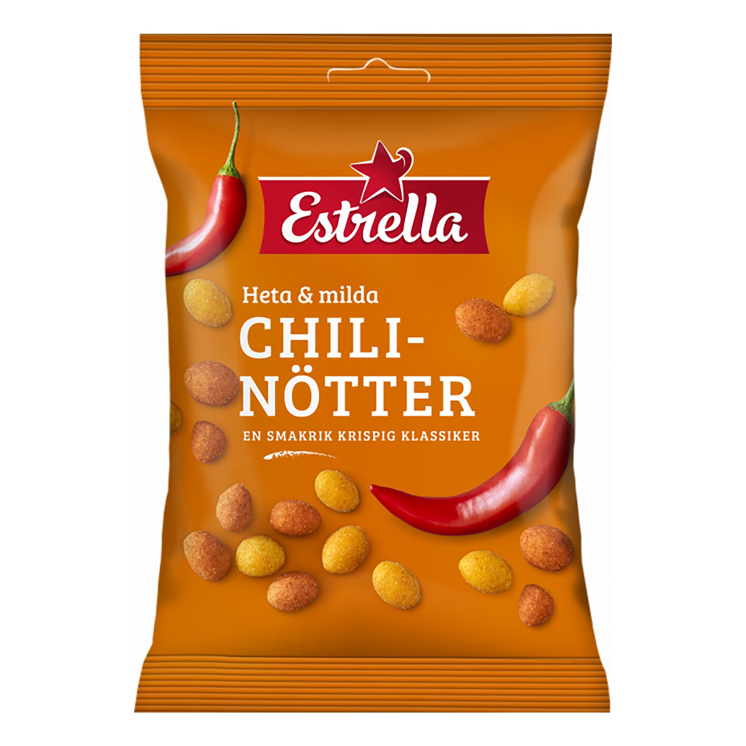 Estrella Heta & Milda Chilinötter - 150 g | Hem - Godis & Läsk - Snacks | Maskeradspecialisten