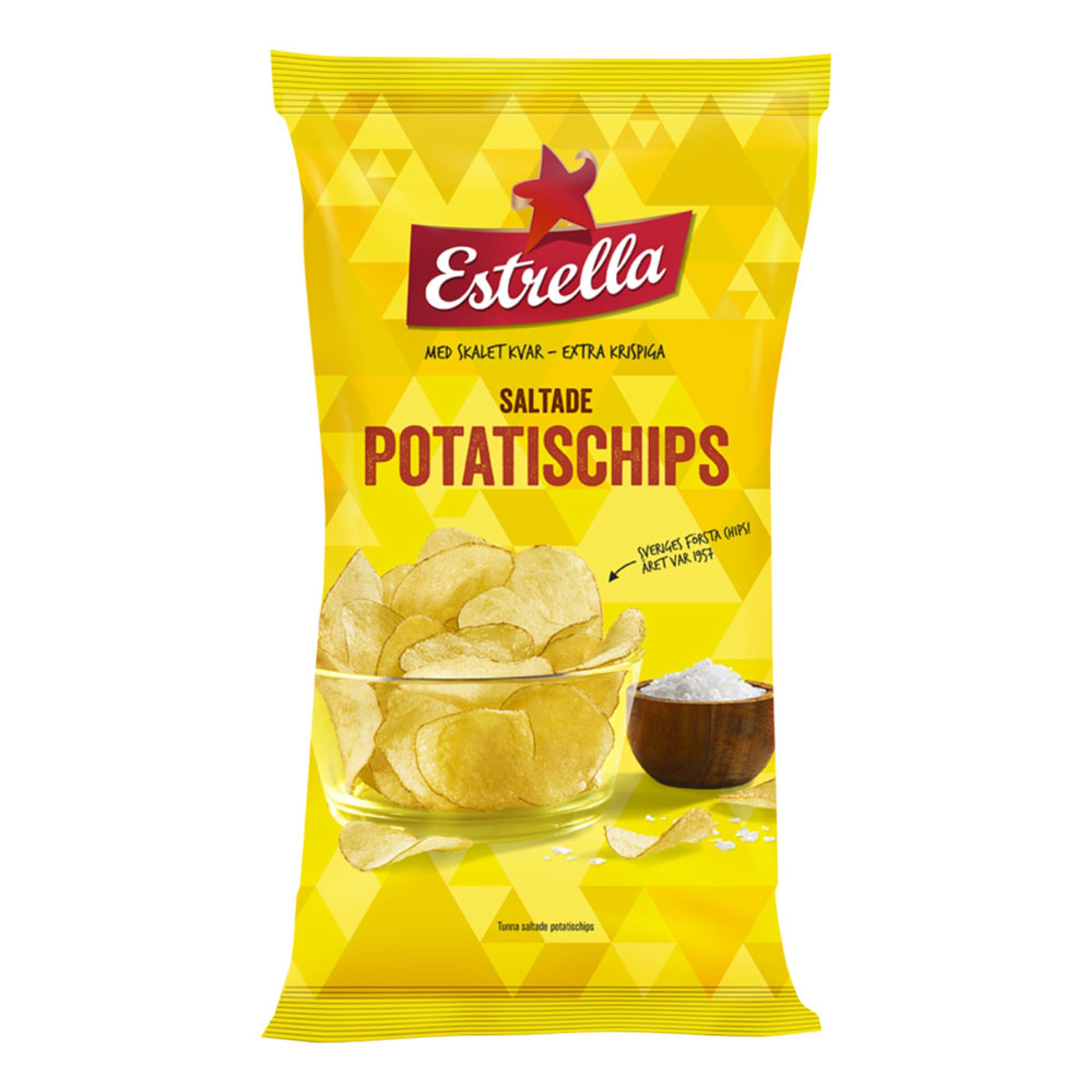 Estrella Saltade Potatischips - 175 g | Hem - Godis & Läsk - Snacks - Chips | Maskeradspecialisten