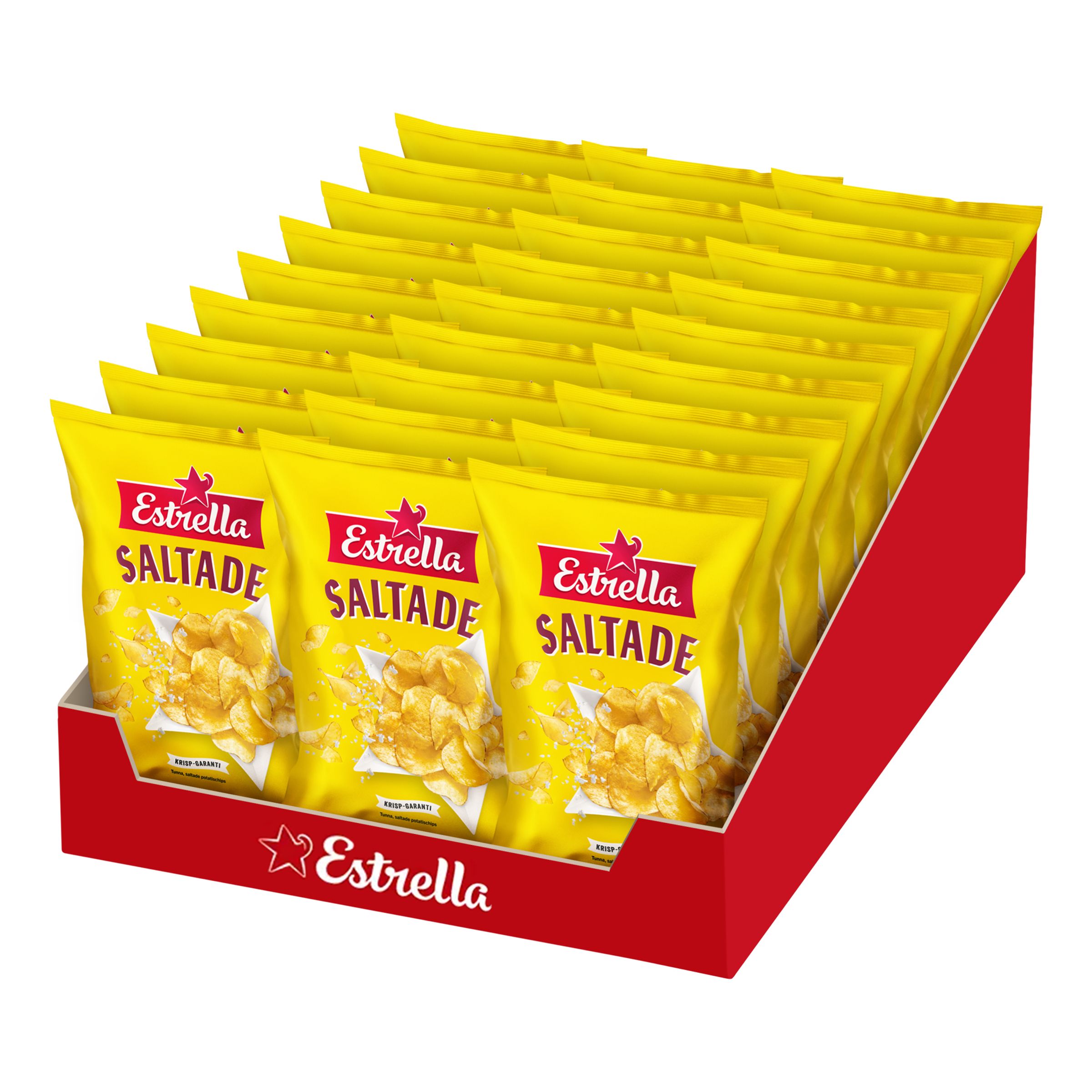 Estrella Letsaltede Chips Storpak - 27 x 40 g