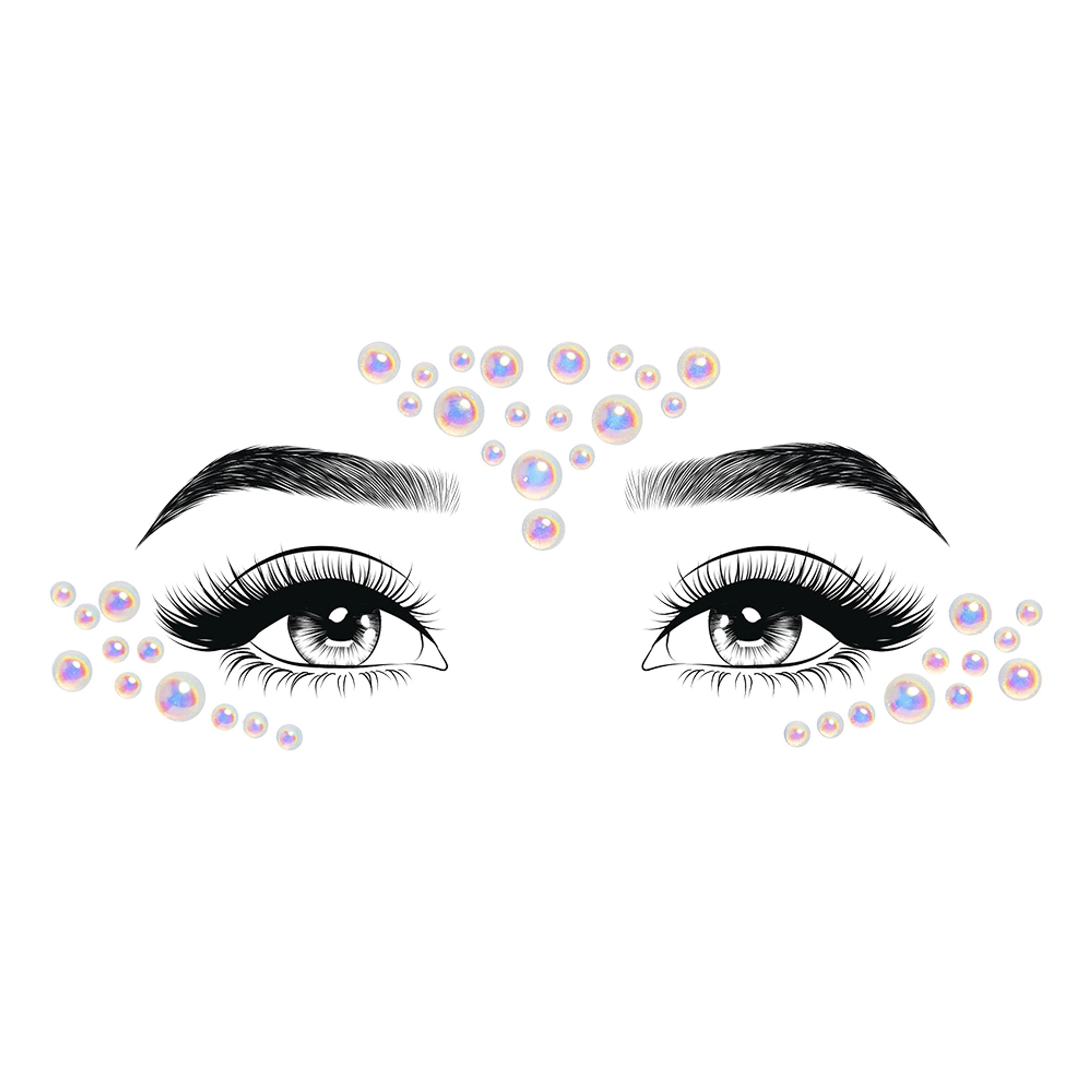 Ansiktssmycken Liri Deluxe | Hem - Maskerad - Tillbehör - Maskeradaccessoarer | Maskeradspecialisten