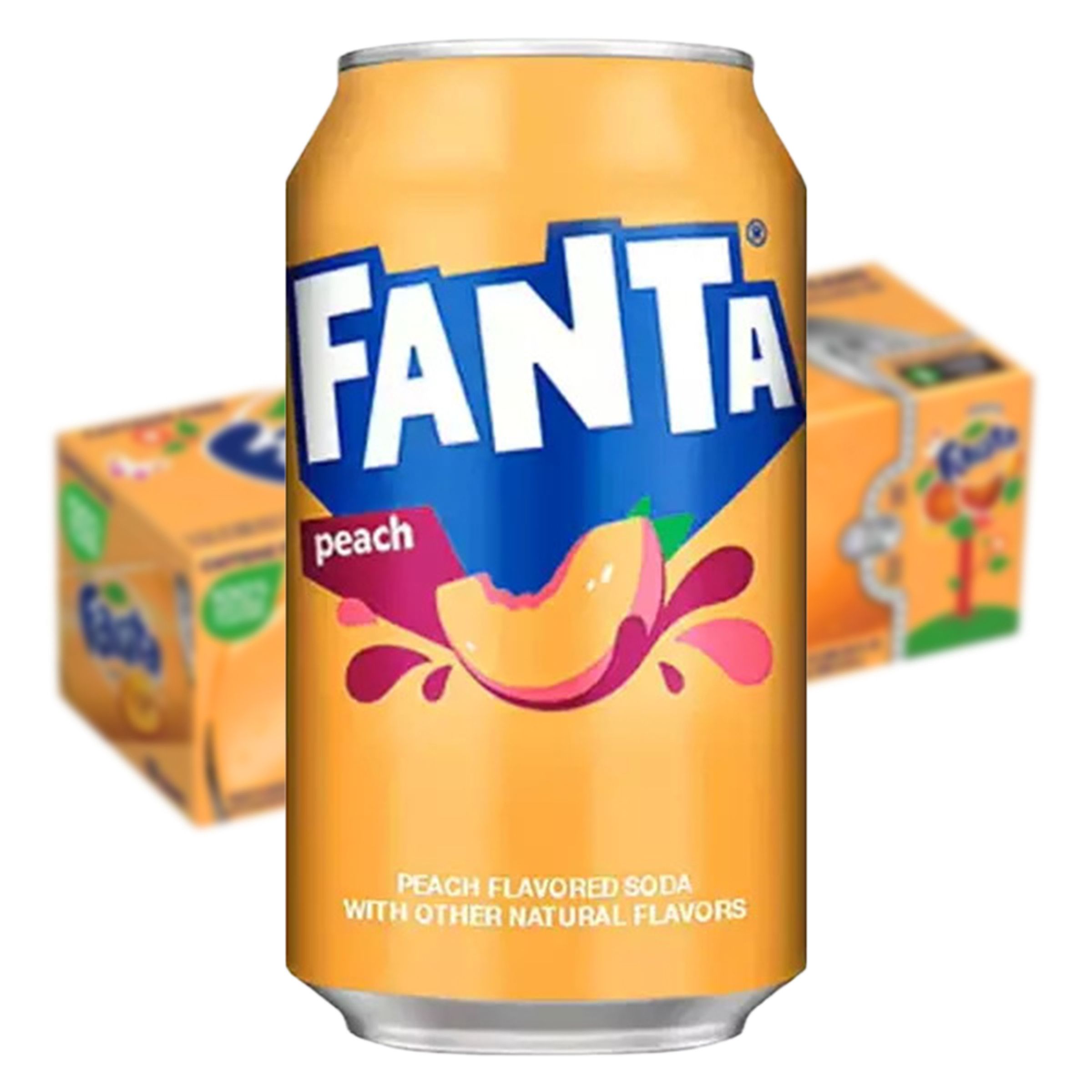 Fanta Peach Läsk - 12 x 355 ml | Hem - Godis & Läsk - Dryck - Läsk | Pryloteket