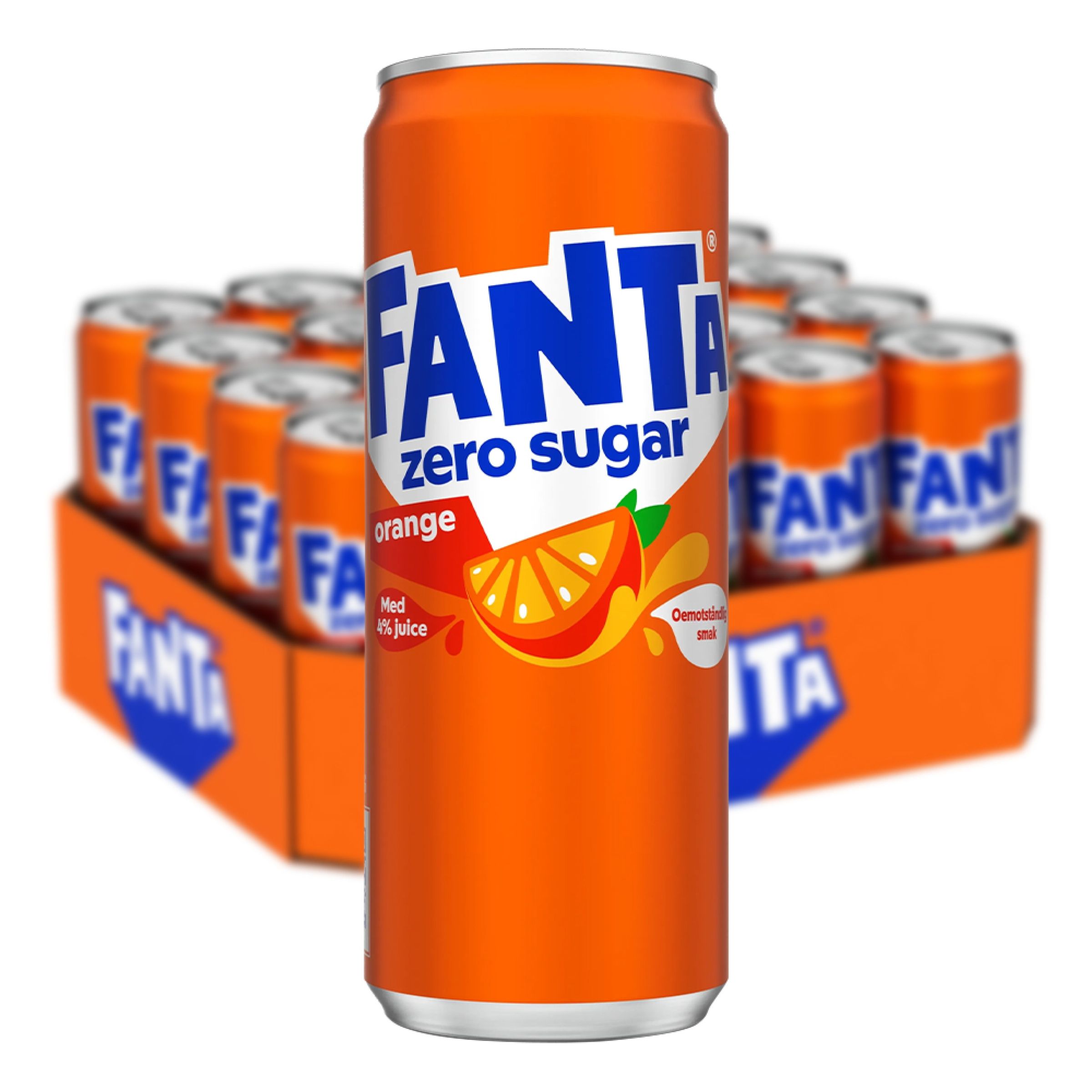 Fanta Zero - 20 x 33 cl | Hem - Godis & Läsk - Dryck - Läsk | Maskeradspecialisten