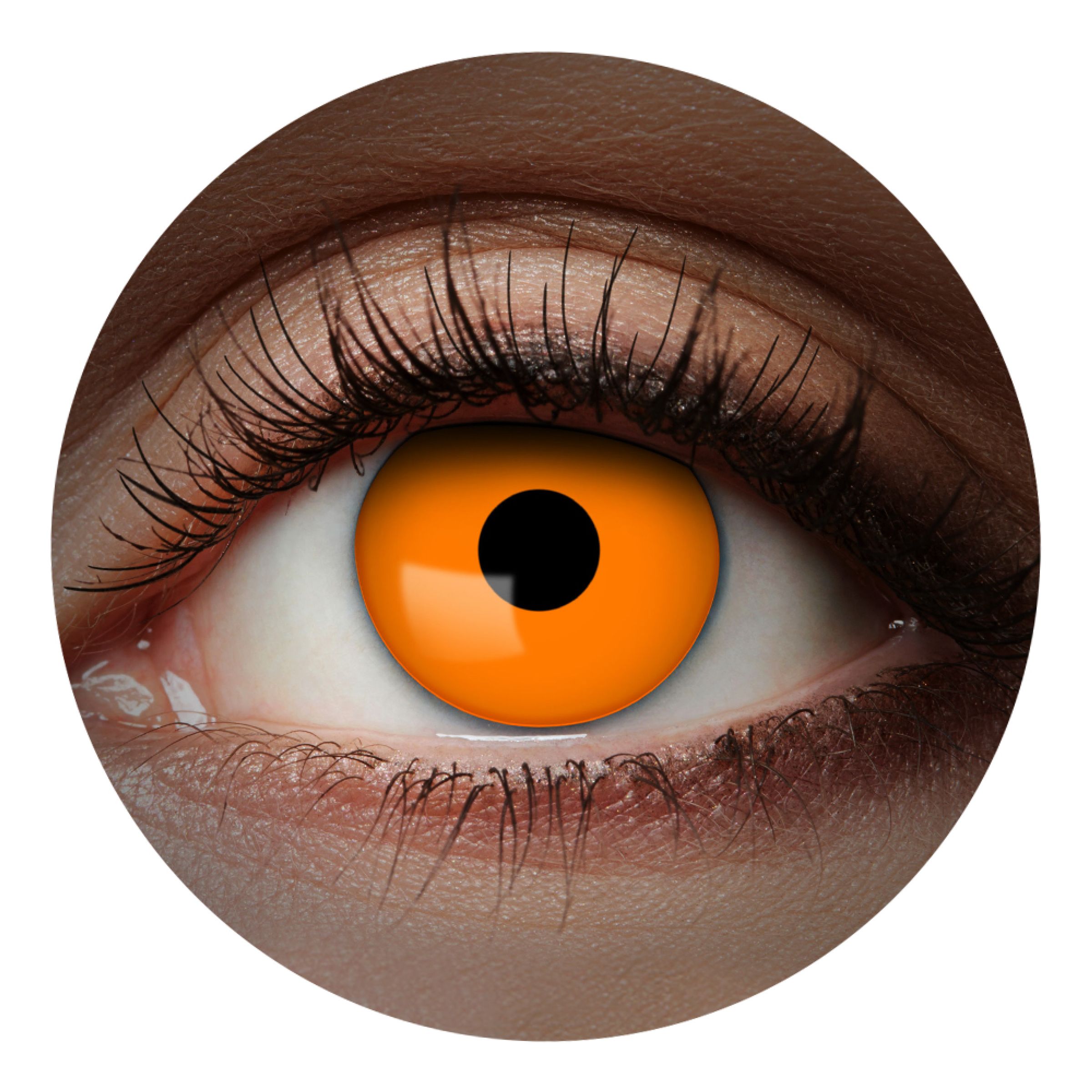 Färgade Linser UV Orange | Hem - Maskerad - Färgade Linser | Pryloteket