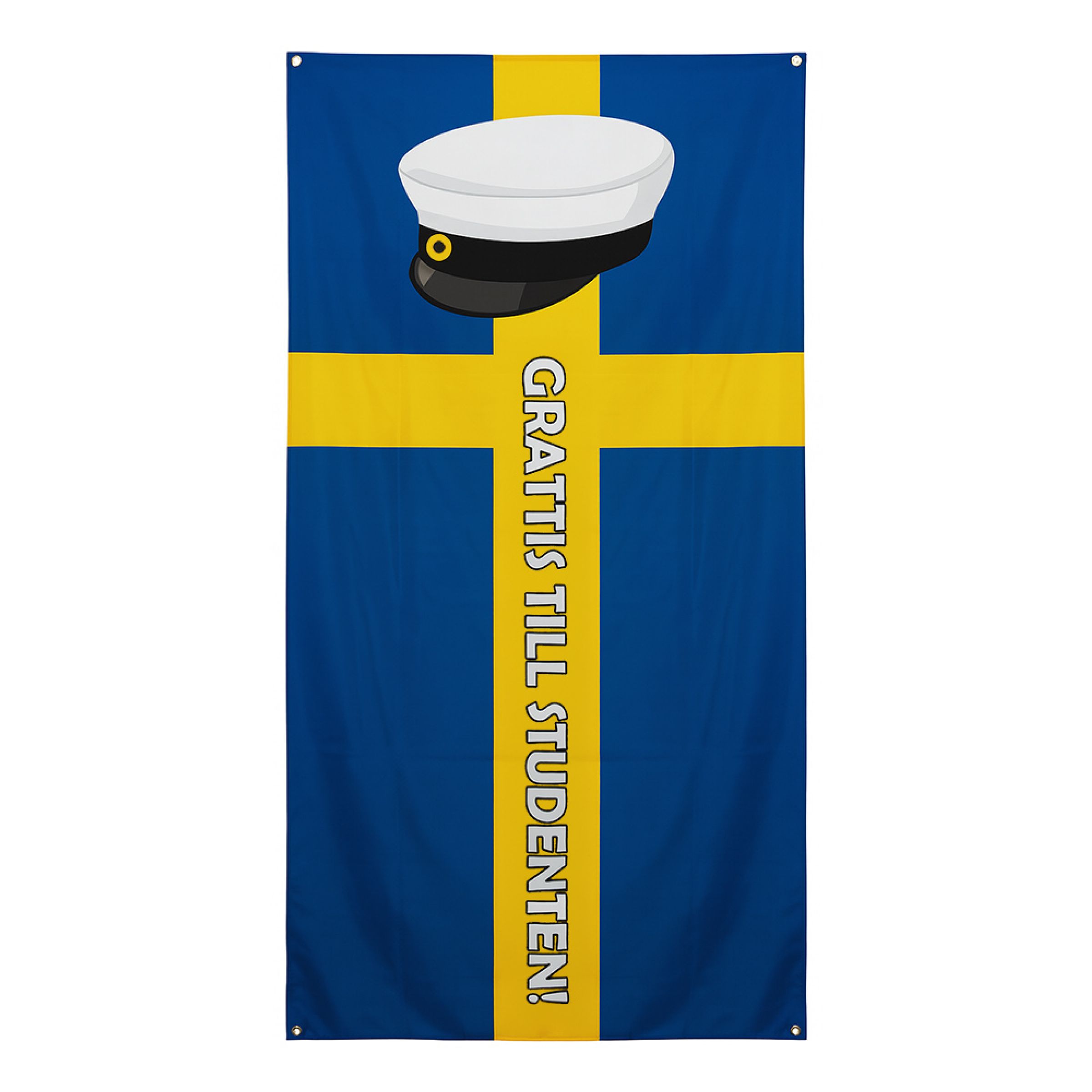 Facadeflag Grattis til Studenten!