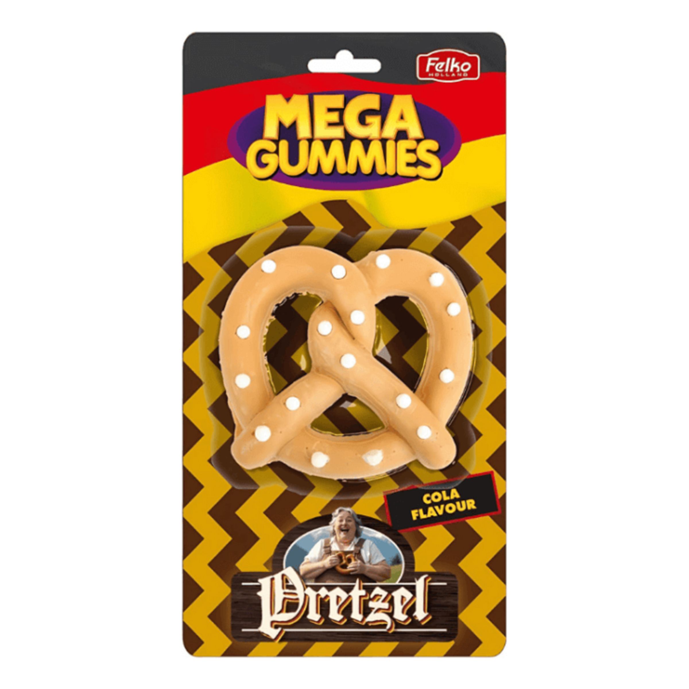 Felko Mega Gummies German Pretzel - 120 g | Hem - Teman - Högtider - Oktoberfest | Pryloteket
