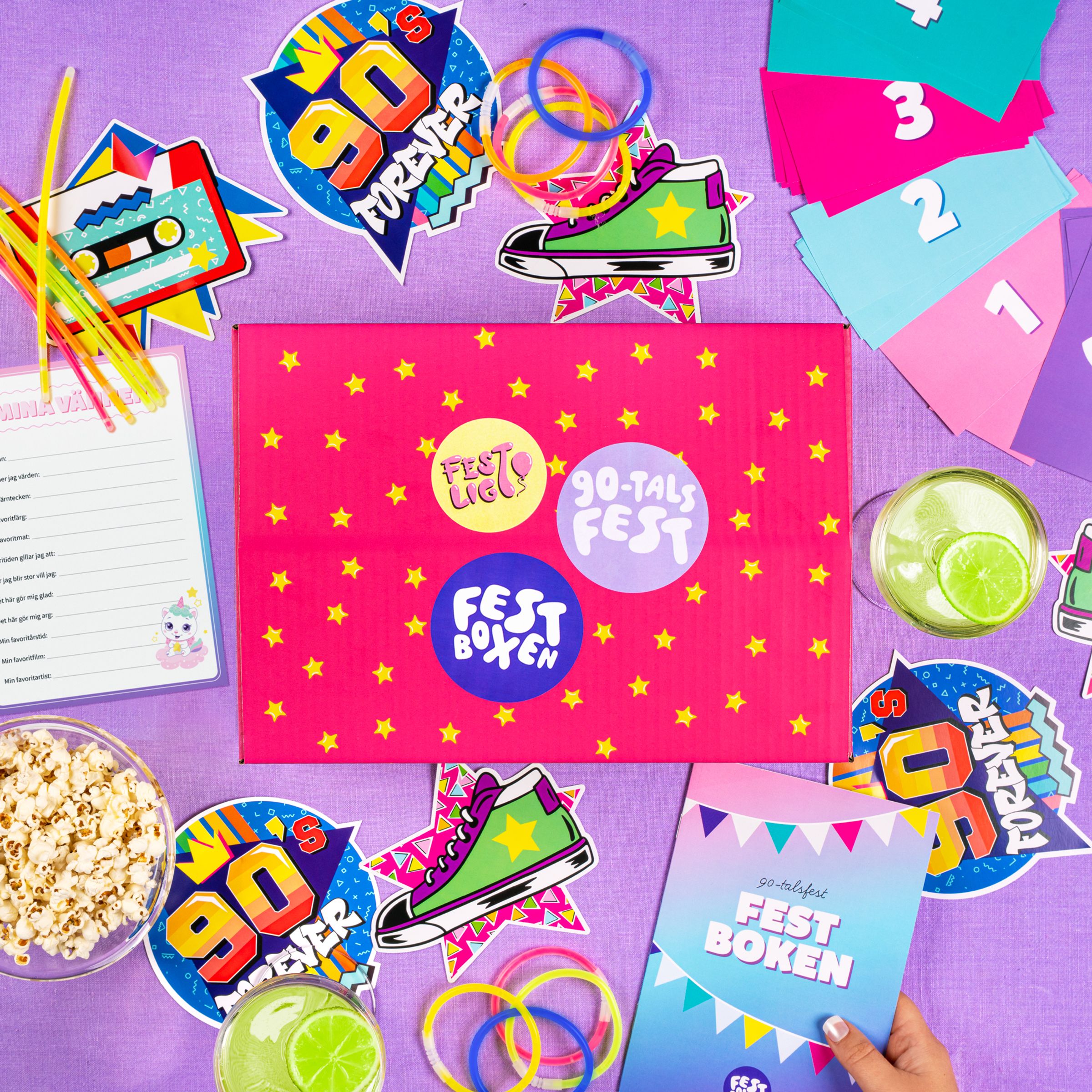 Festboxen 90-talsfest | Hem - Teman - Festteman | Maskeradspecialisten