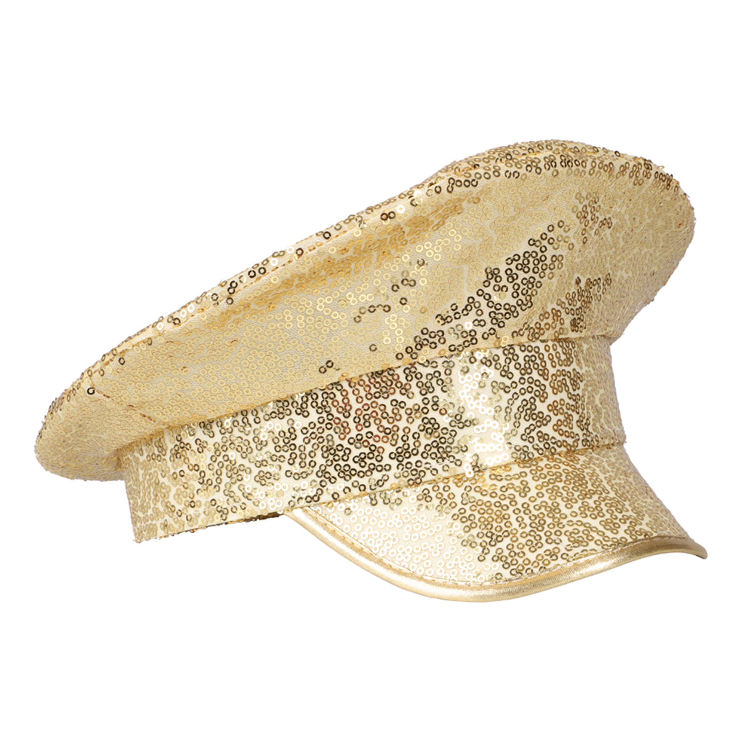 Paljettkeps Guld - One size